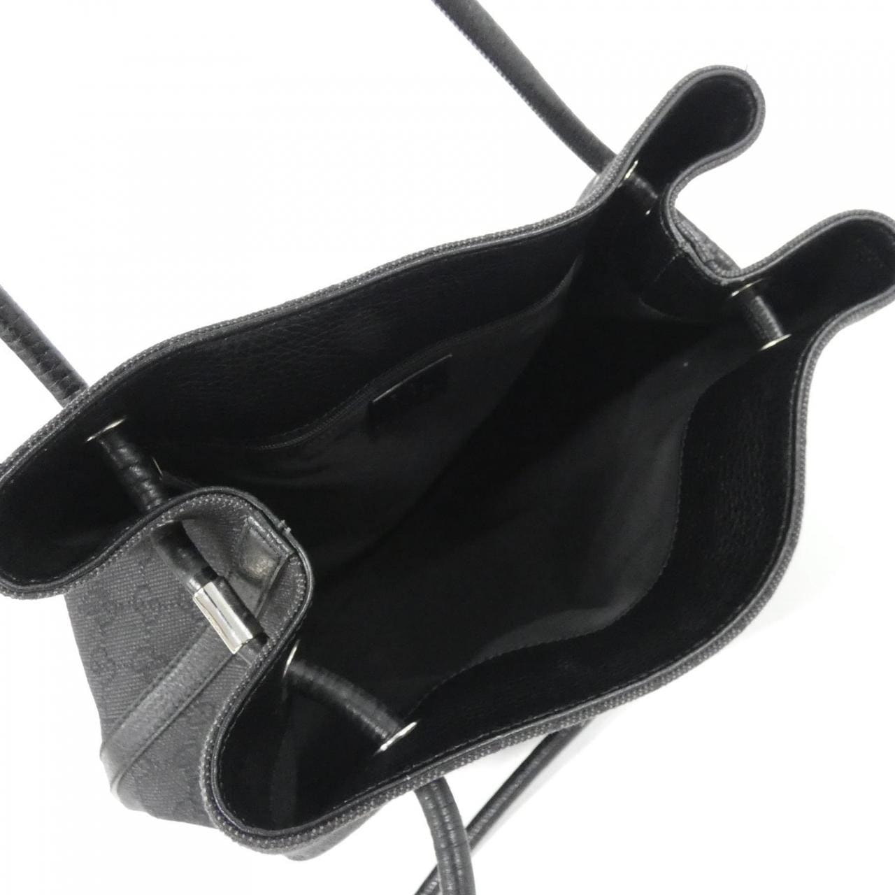 GUCCI 152279 Bag Denim 黑色 牛仔布 中古品B - 縮圖 8