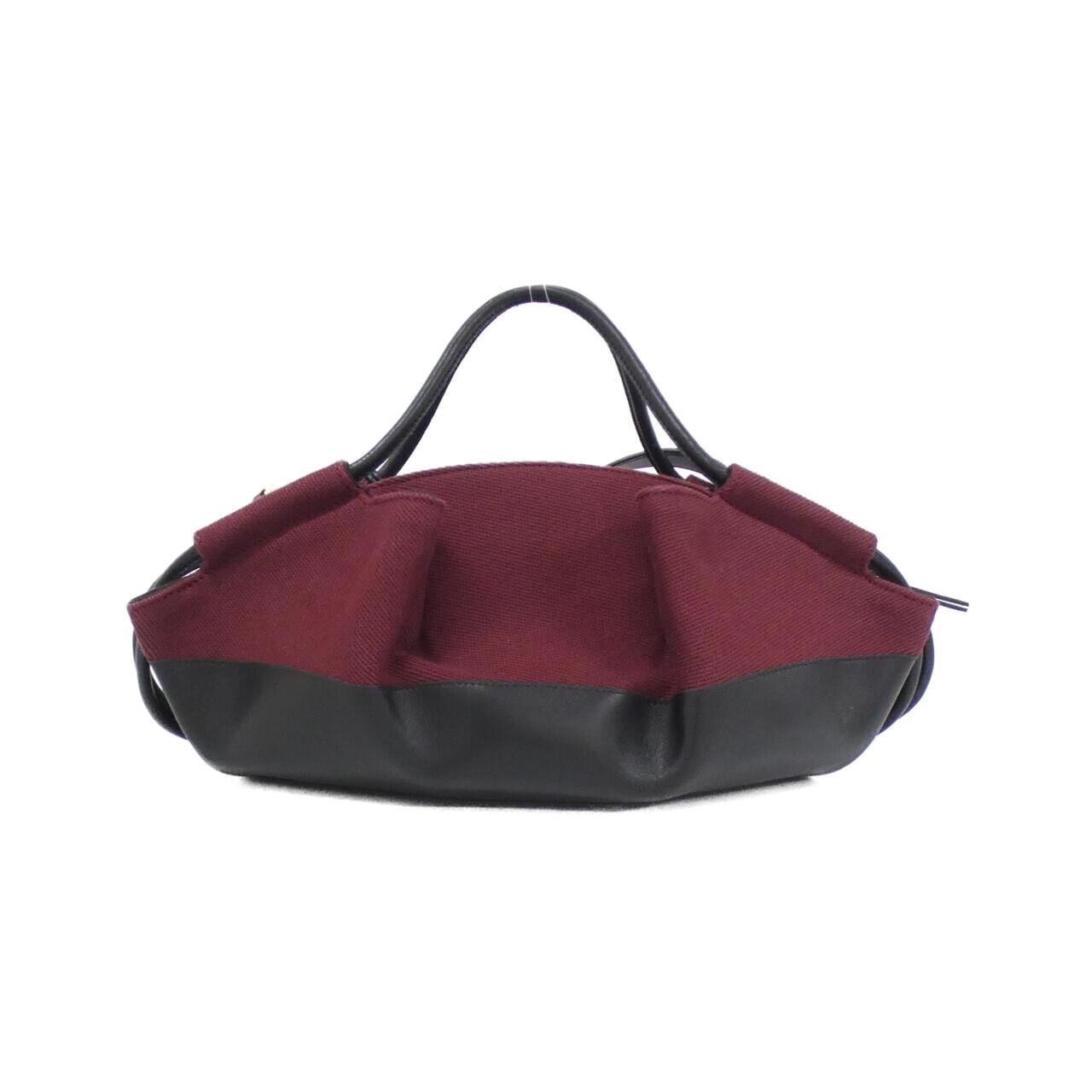 LOEWE A709P48X06 Bag Canvas 黑色 帆布 中古品A - 縮圖 2