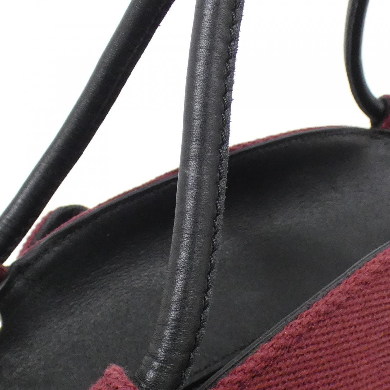 LOEWE A709P48X06 Bag Canvas 黑色 帆布 中古品A - 縮圖 9