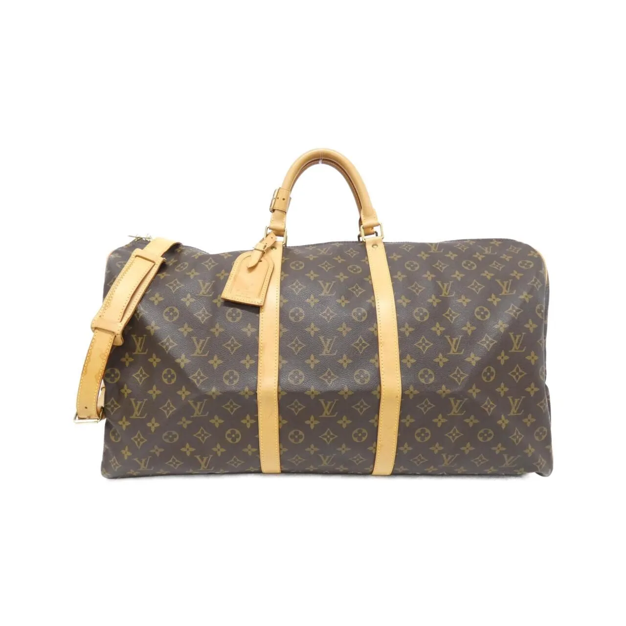 LOUIS VUITTON Keepall M41412 Boston Monogram Black