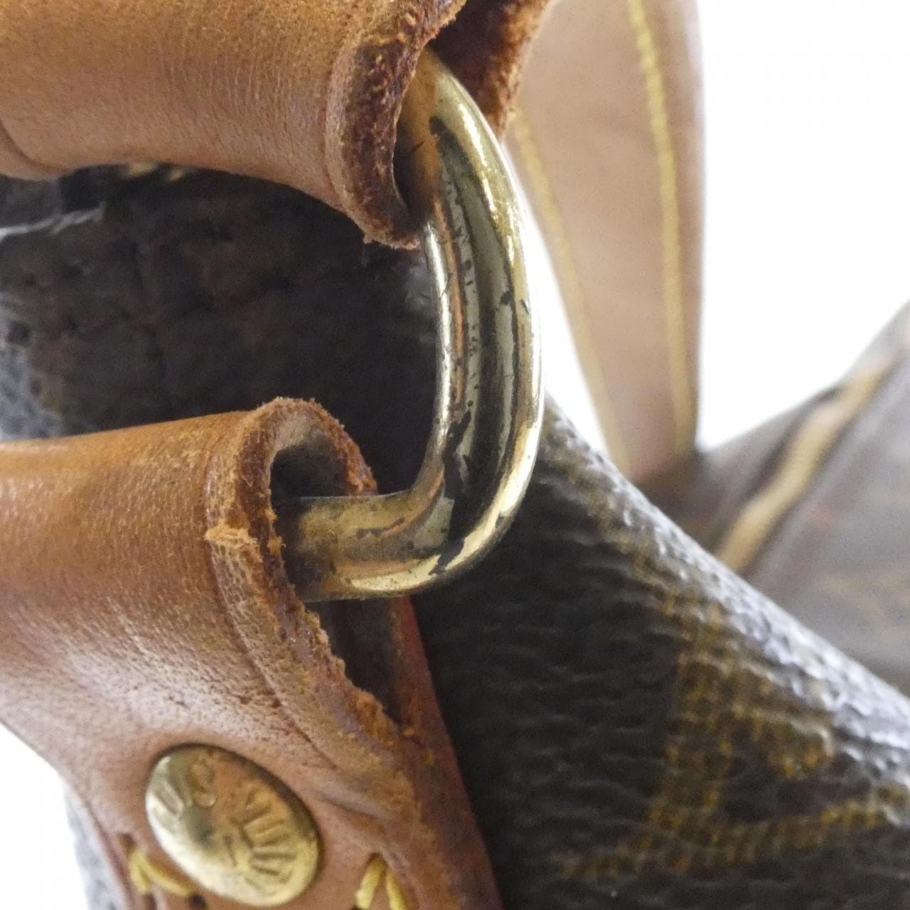 LOUIS VUITTON M47275 Shoulder Monogram 黑色 Monogram 中古品B - 縮圖 4