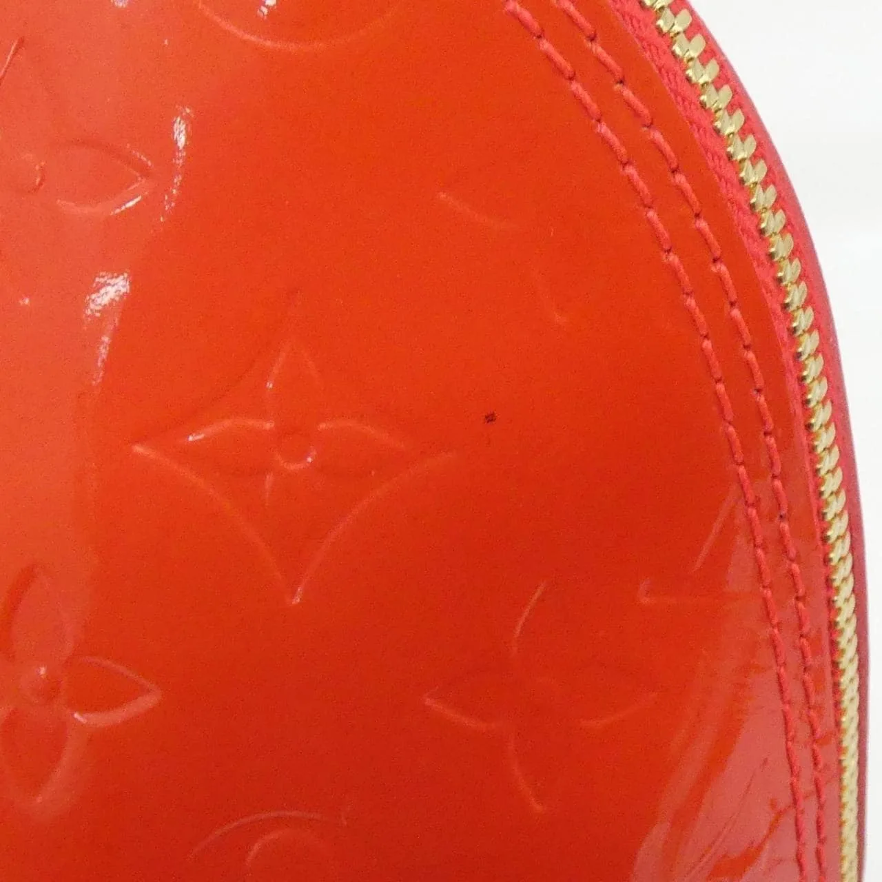 LOUIS VUITTON Alma M91692 Handbag Vernis Rouge Vernis 中古品A - 縮圖 3