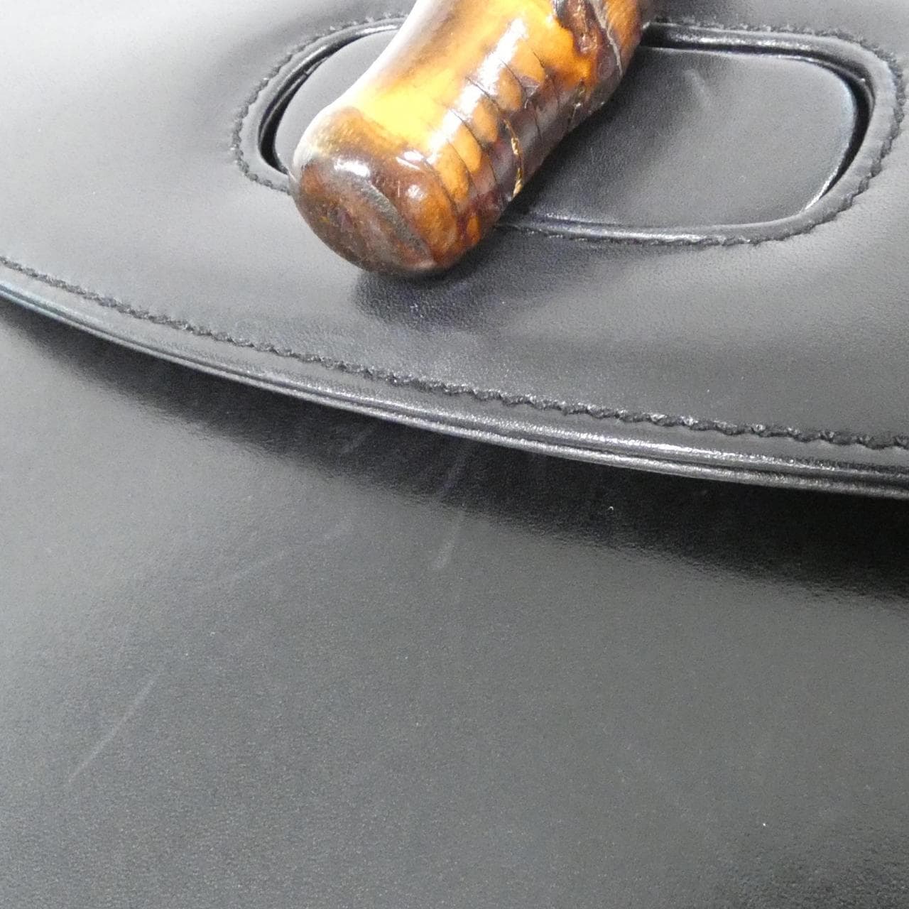 GUCCI 000 01 0633 Bag Leather 黑色 皮革 中古品A - 縮圖 6