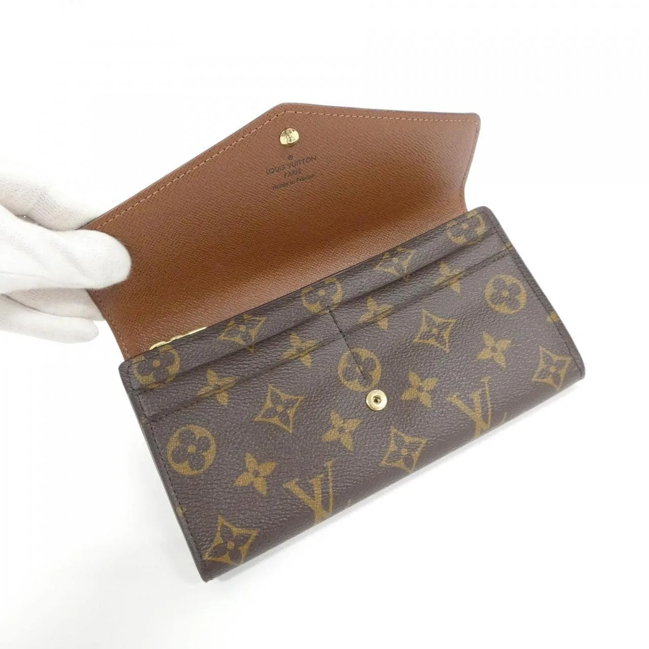LOUIS VUITTON M60531 Wallet Monogram Black Monogram Rank A - Thumbnail 6