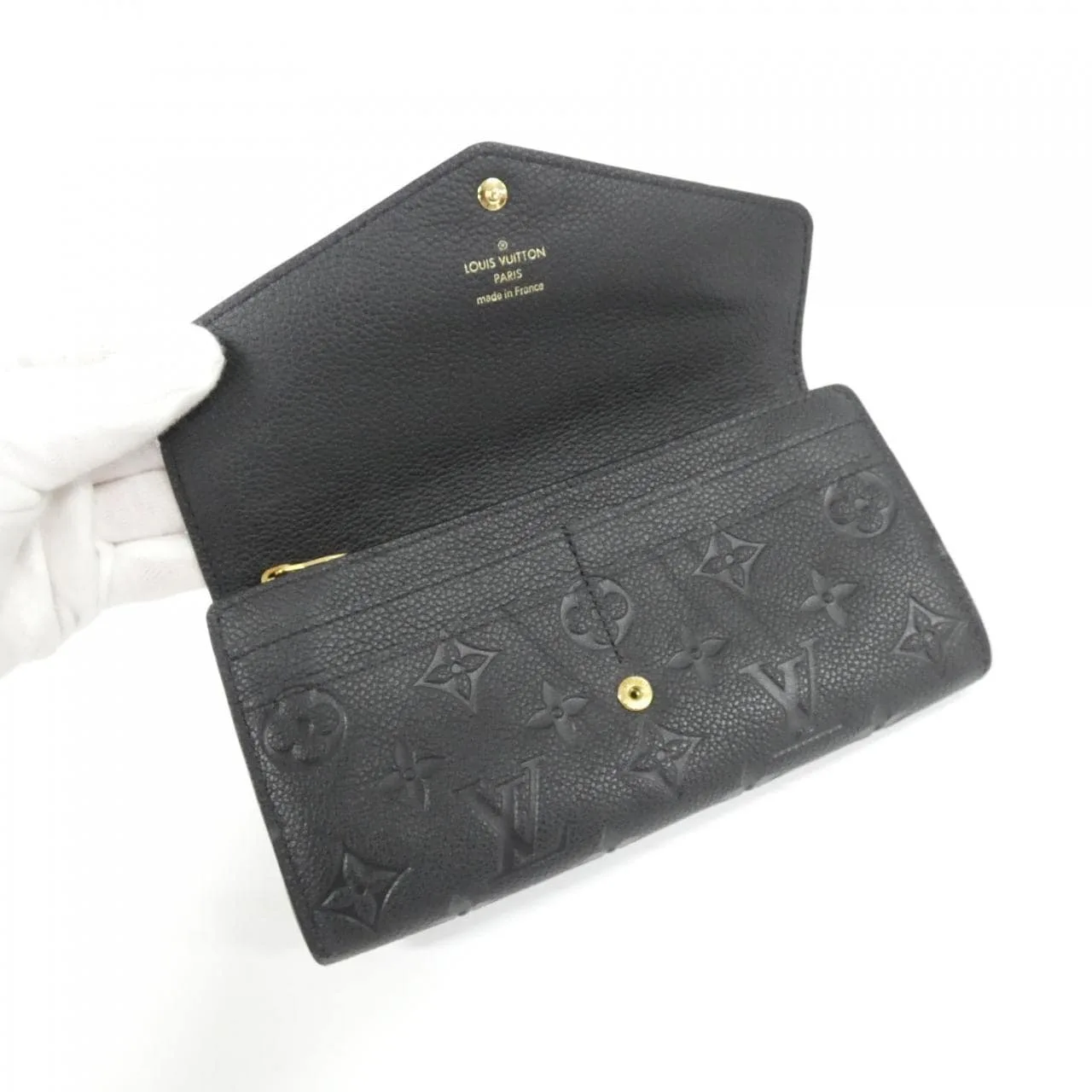 LOUIS VUITTON M61182 Wallet Monogram Black Monogram Rank A - Thumbnail 5