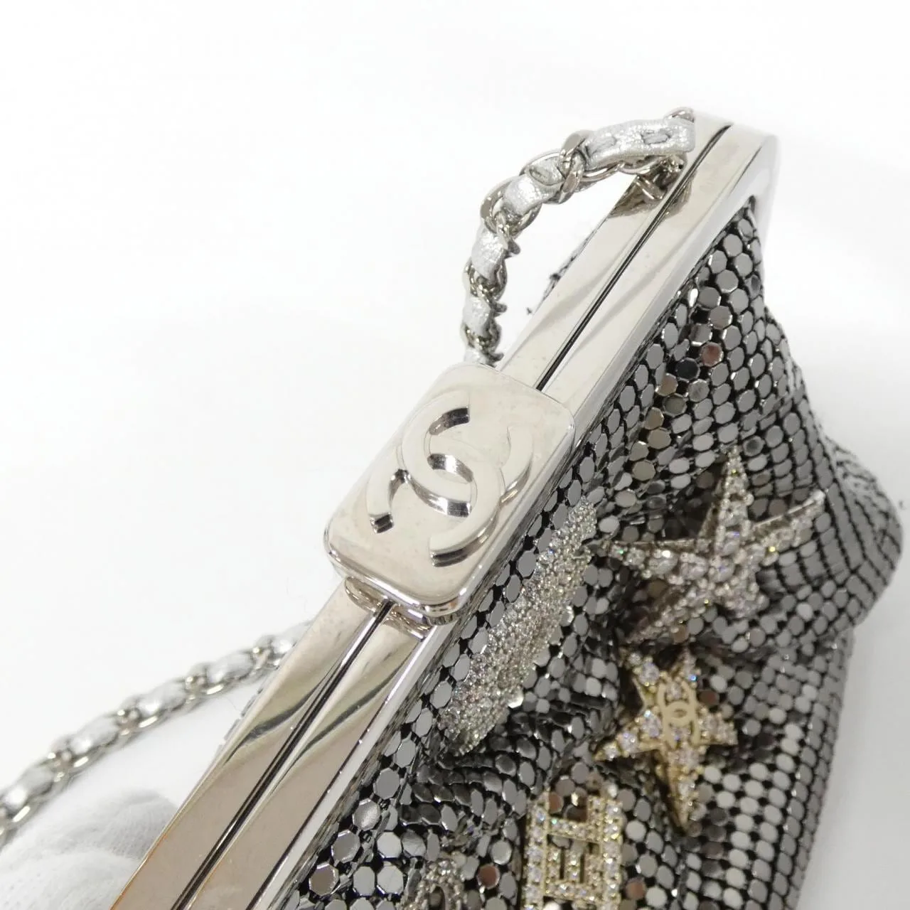 CHANEL Chanel 19 AP3534 Wallet 銀色 中古品A - 縮圖 5