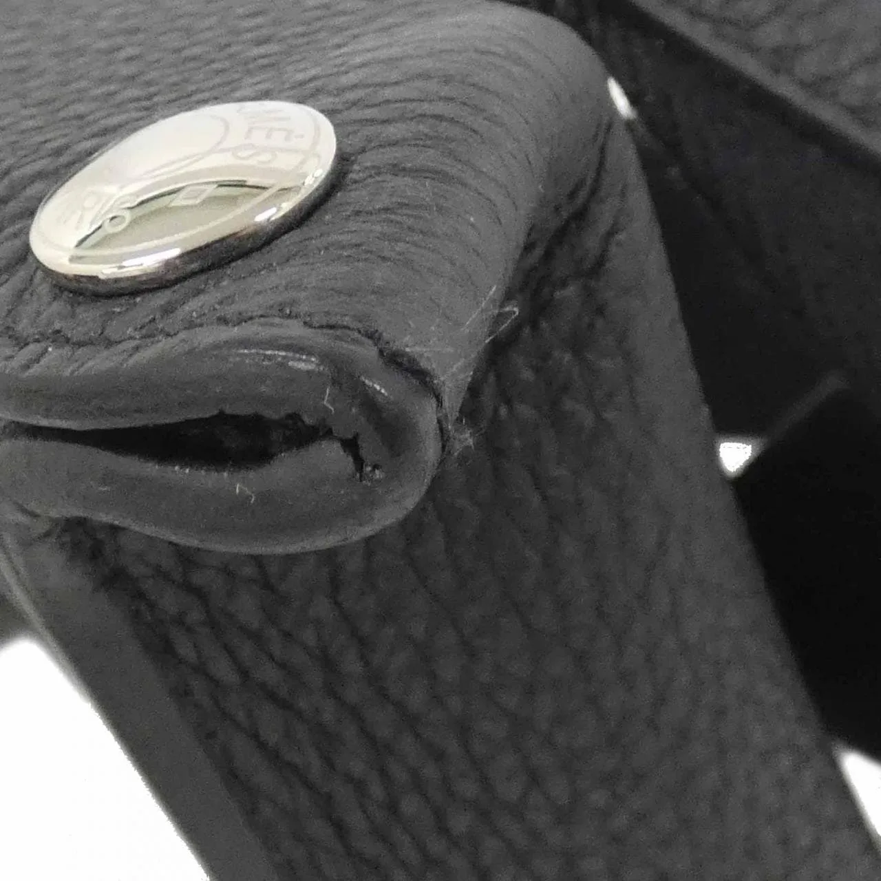 HERMES 084283CK Shoulder Togo Black Togo Leather Rank A - Thumbnail 4