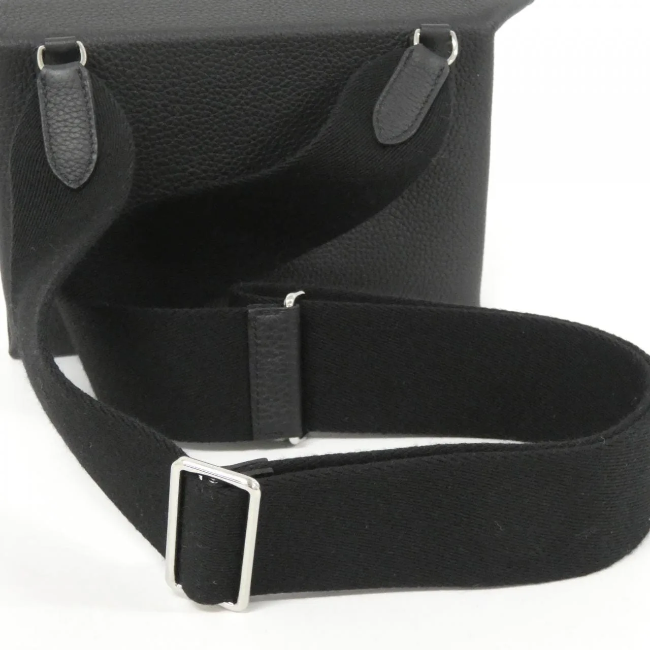 HERMES 084283CK Shoulder Togo Black Togo Leather Rank A - Thumbnail 6