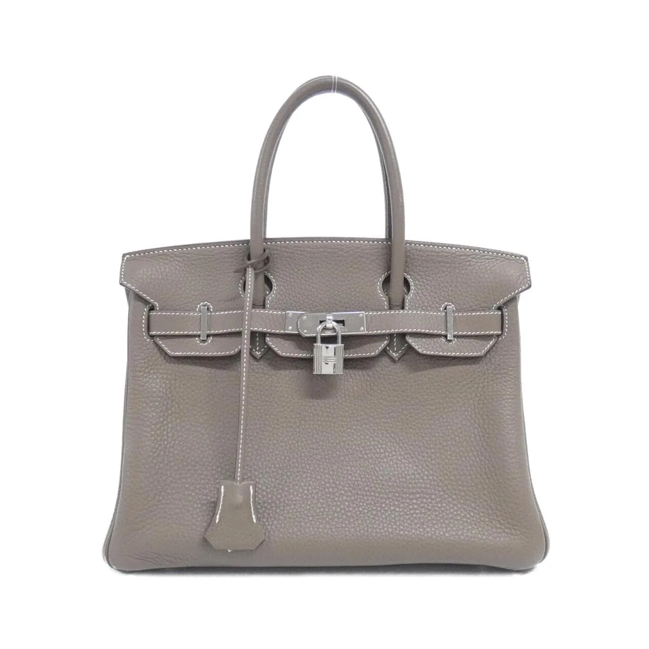 HERMES 030335CK Handbag Clemence