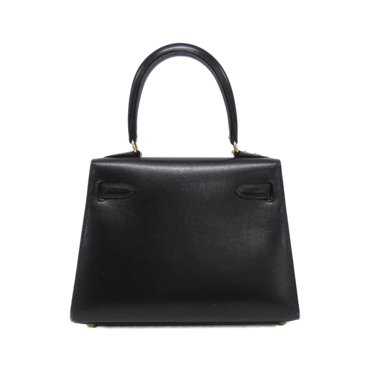 HERMES Kelly 011750CC Handbag Box Calf 黑色 Box 皮 中古品A - 縮圖 2