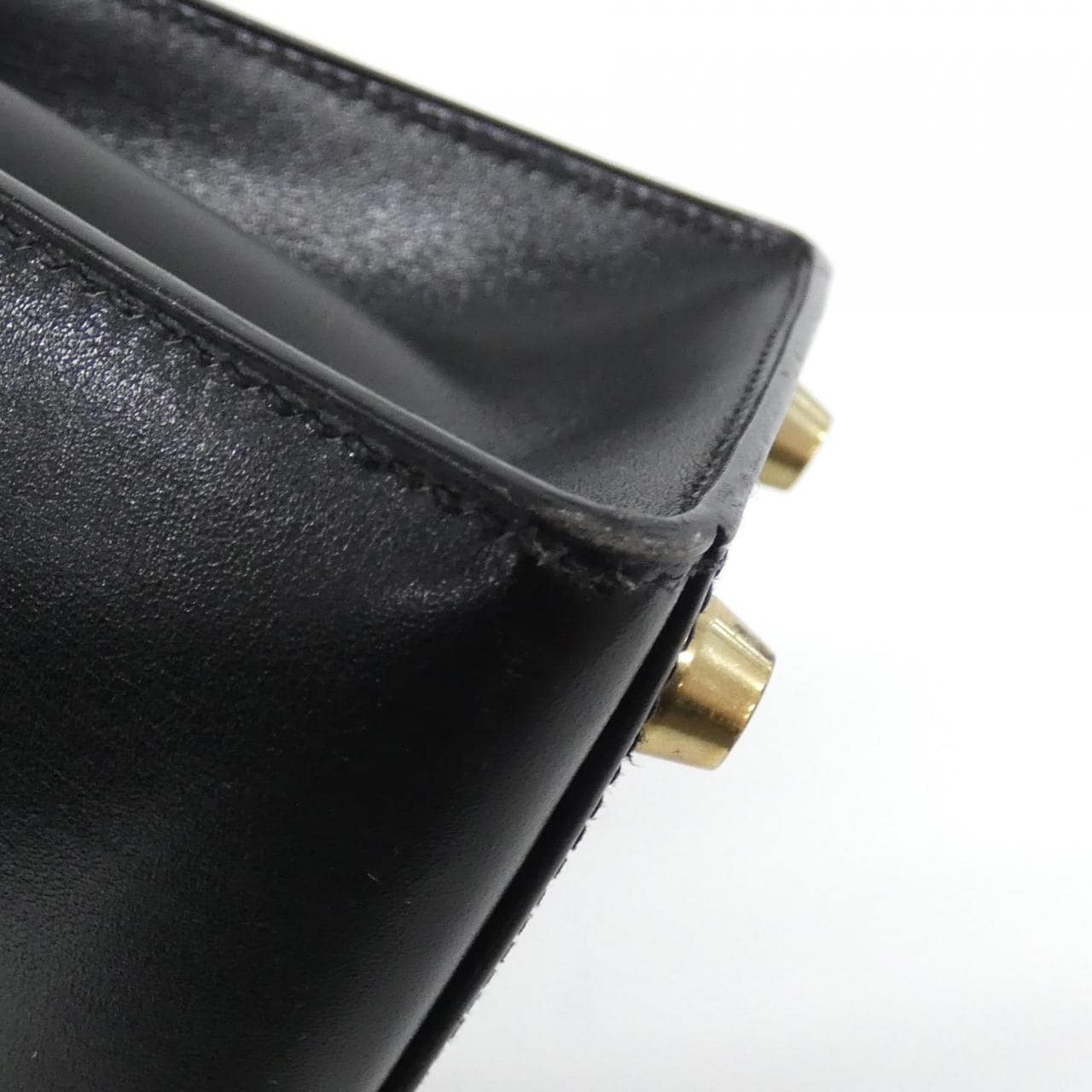 HERMES HERMÈS Kelly 011750CC Bag Box Calf 黑色 Box 皮 - 縮圖 4