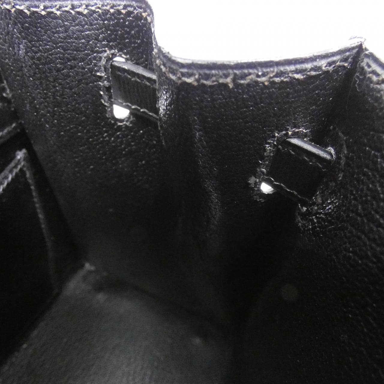 HERMES HERMÈS Kelly 011750CC Bag Box Calf 黑色 Box 皮 - 縮圖 8