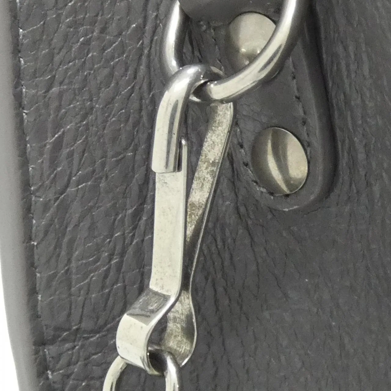 BALENCIAGA Neo Classic 702502 210B0 Handbag Lambskin 黑色 羊皮 中古品A - 縮圖 8