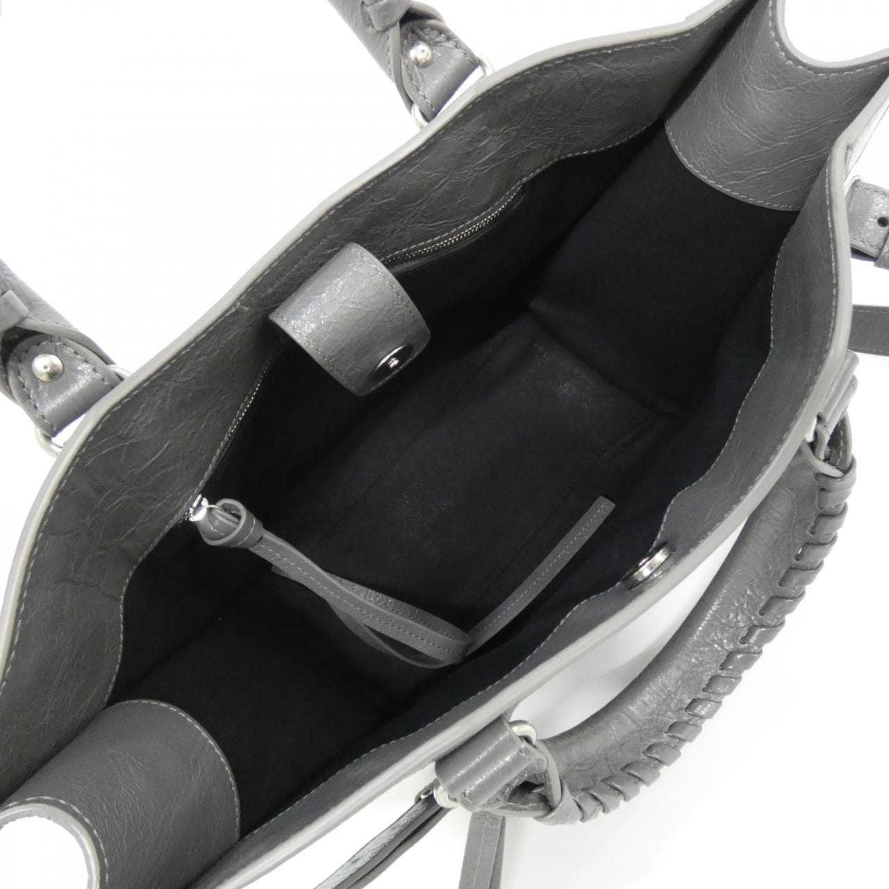 BALENCIAGA Neo Classic 702502 210B0 Bag Lambskin Black Lambskin - Thumbnail 10