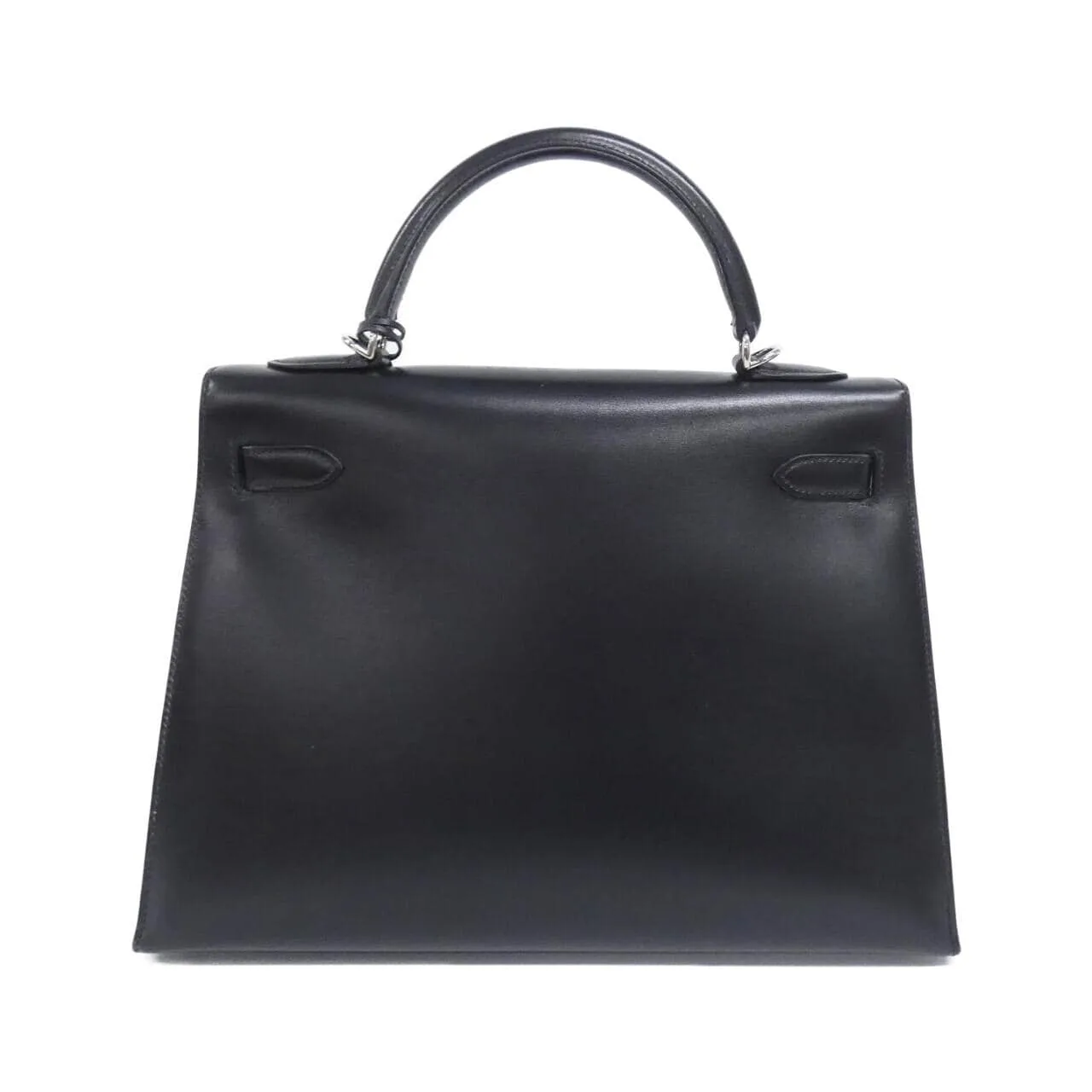 HERMES Kelly 020069CK Handbag Box Calf 黑色 Box 皮 中古品A - 縮圖 2