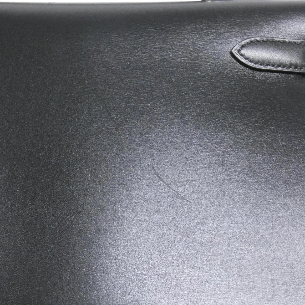 HERMES Kelly 020069CK Handbag Box Calf 黑色 Box 皮 中古品A - 縮圖 5