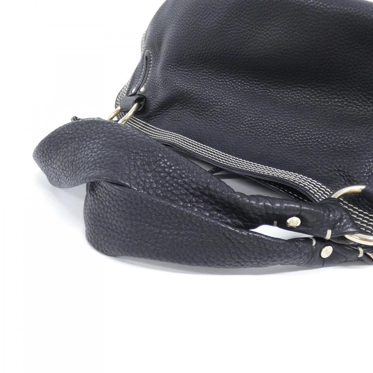 CELINE Shoulder Bag Leather Black Leather Rank A - Thumbnail 7