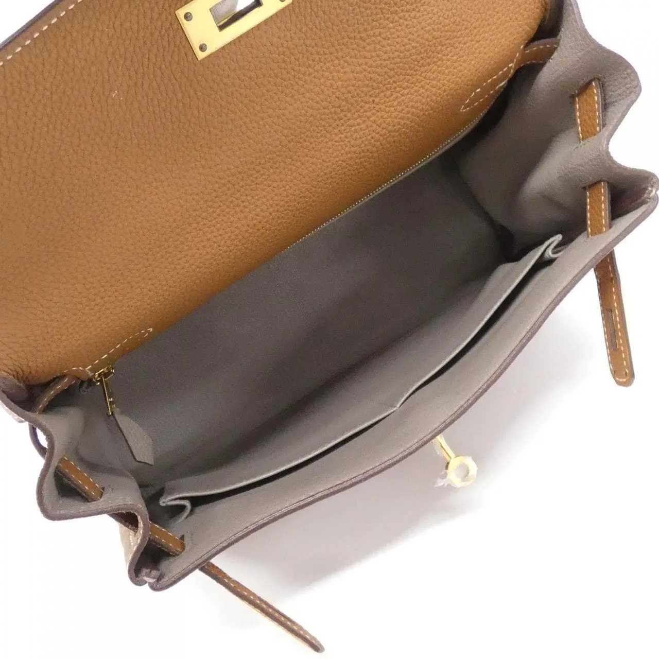 HERMES Handbag Togo Gold Togo Leather - Thumbnail 9