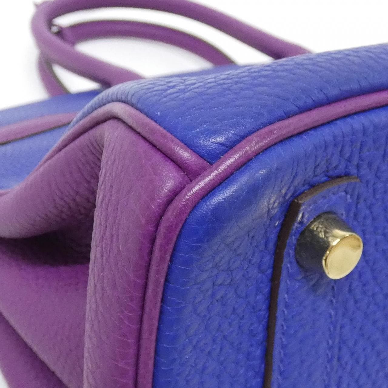 HERMES HERMÈS Birkin Bag Togo 藍色 Togo 牛皮 中古品A - 縮圖 3