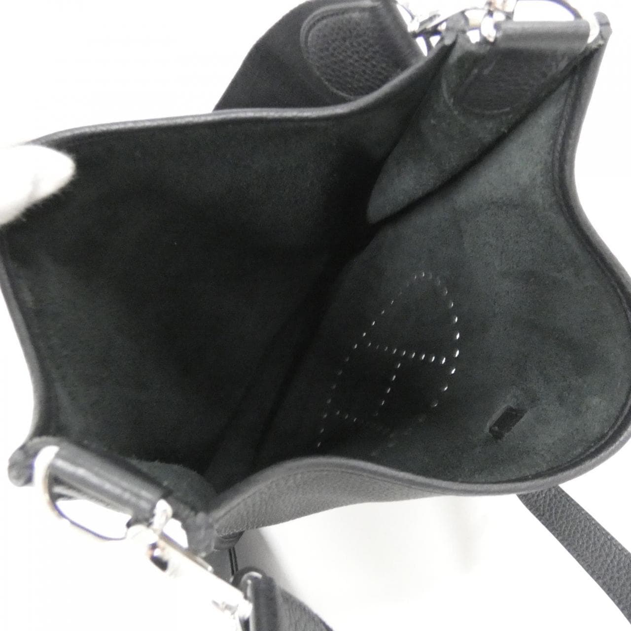 HERMES HERMÈS Evelyne 056275CK Shoulder Bag Clemence 黑色 Clemence 皮 中古品A - 縮圖 10