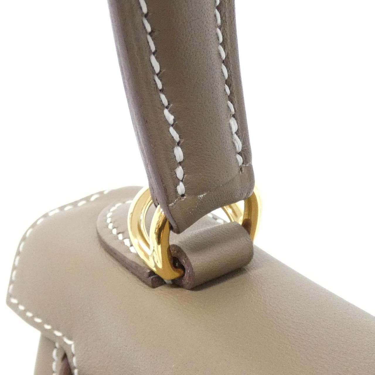 HERMES HERMÈS Kelly 047654CC Bag Swift Etoupe Swift 皮 - 縮圖 5