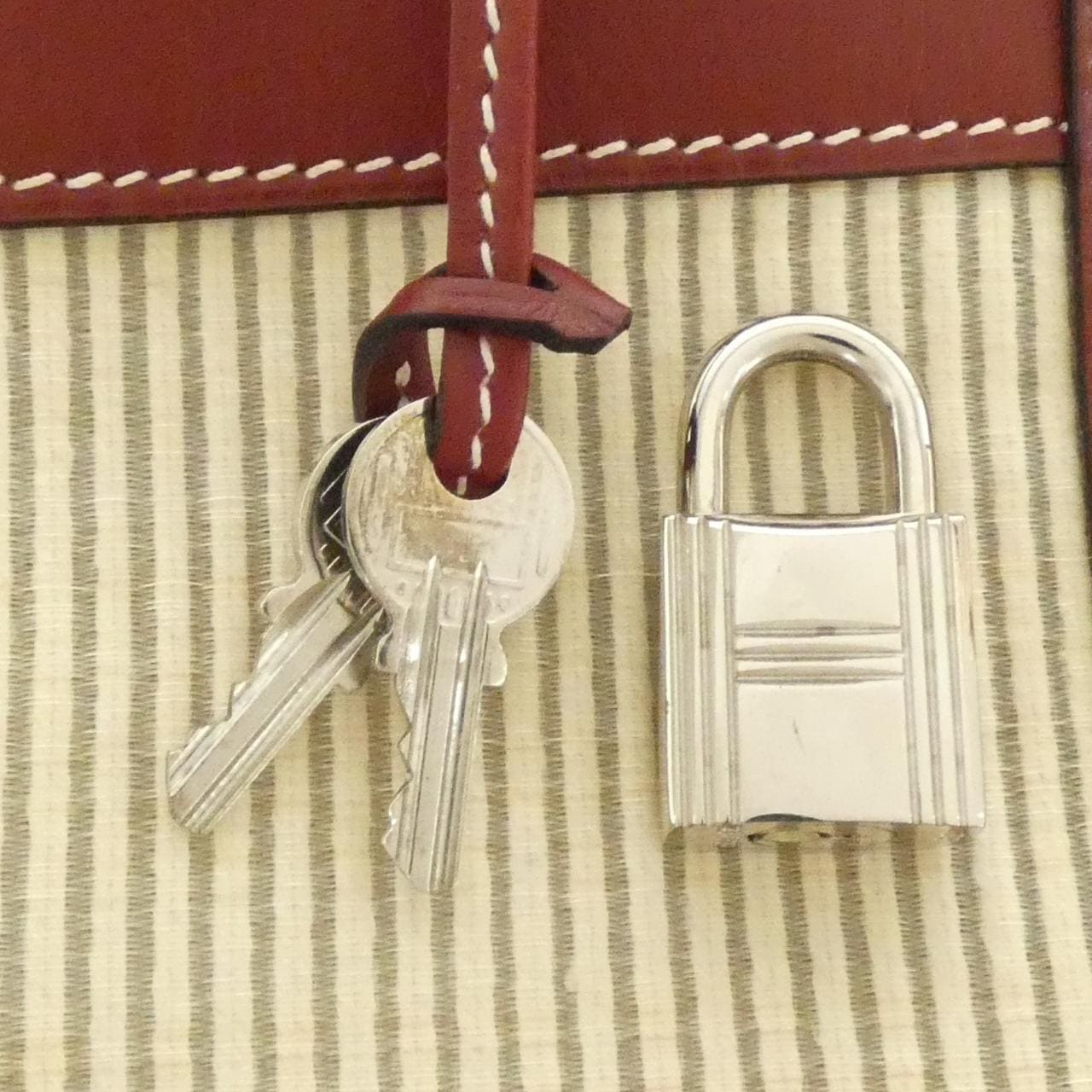 HERMES HERMÈS Boston Bag Rouge Rank B - Thumbnail 3