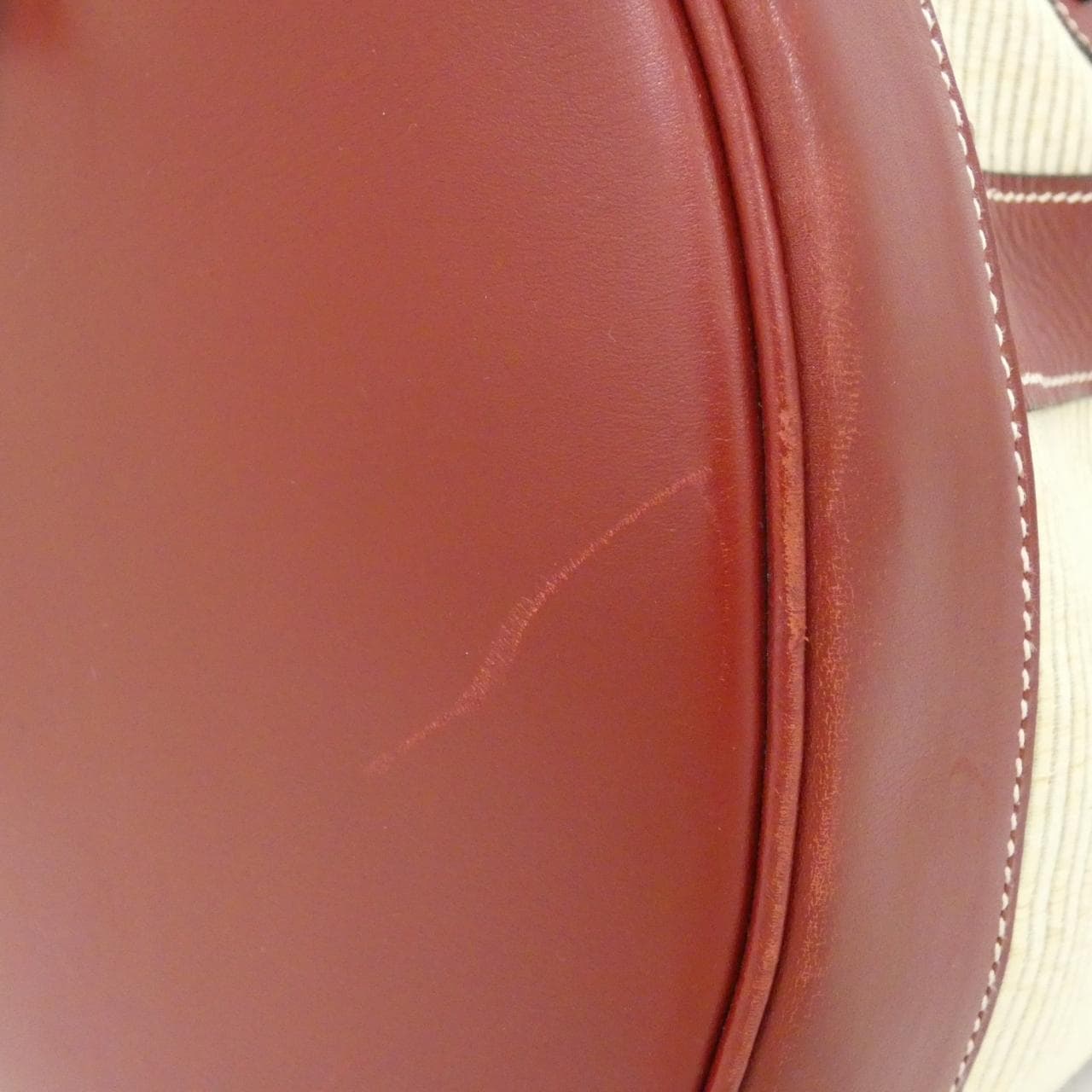 HERMES HERMÈS Boston Bag Rouge Rank B - Thumbnail 5