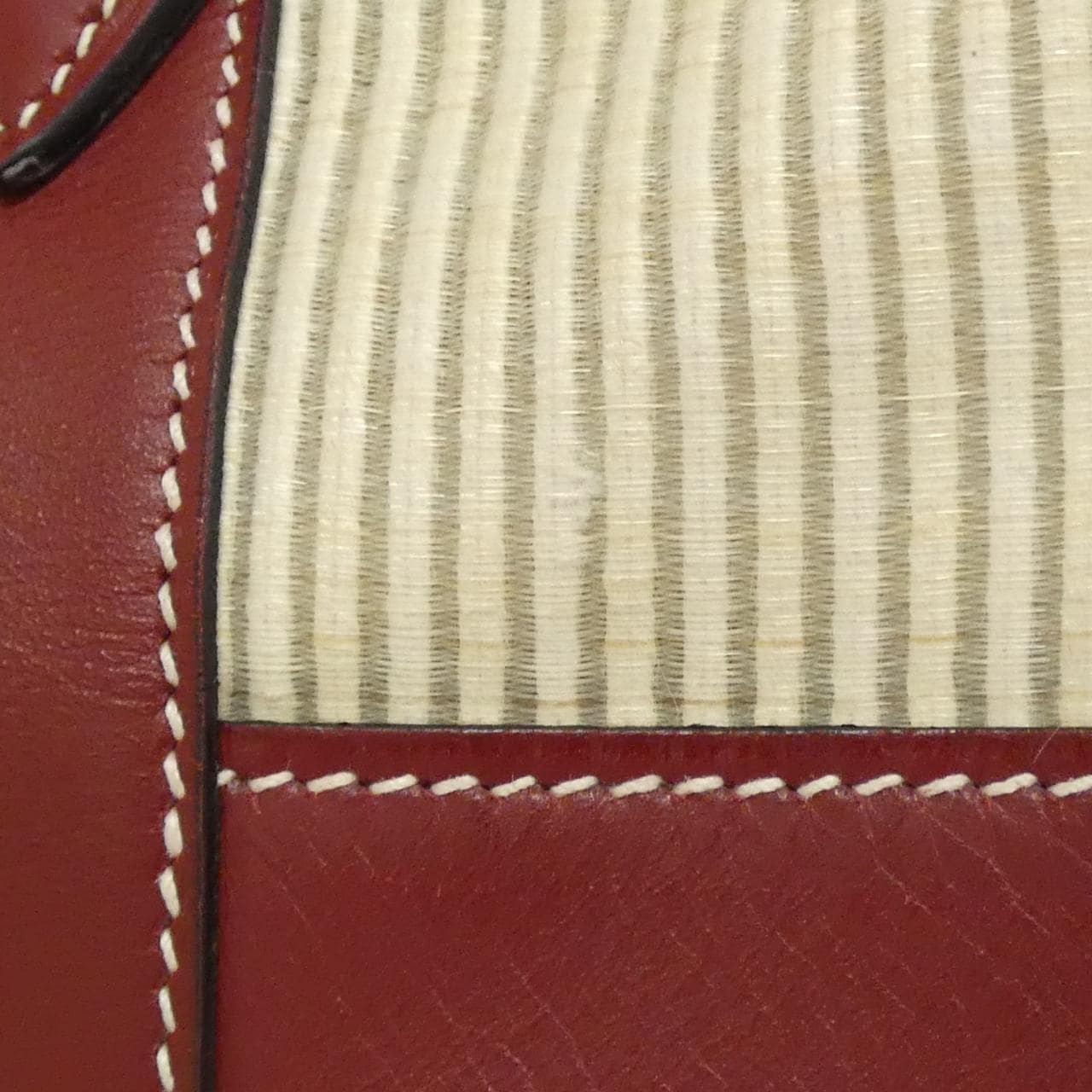 HERMES HERMÈS Boston Bag Rouge Rank B - Thumbnail 6