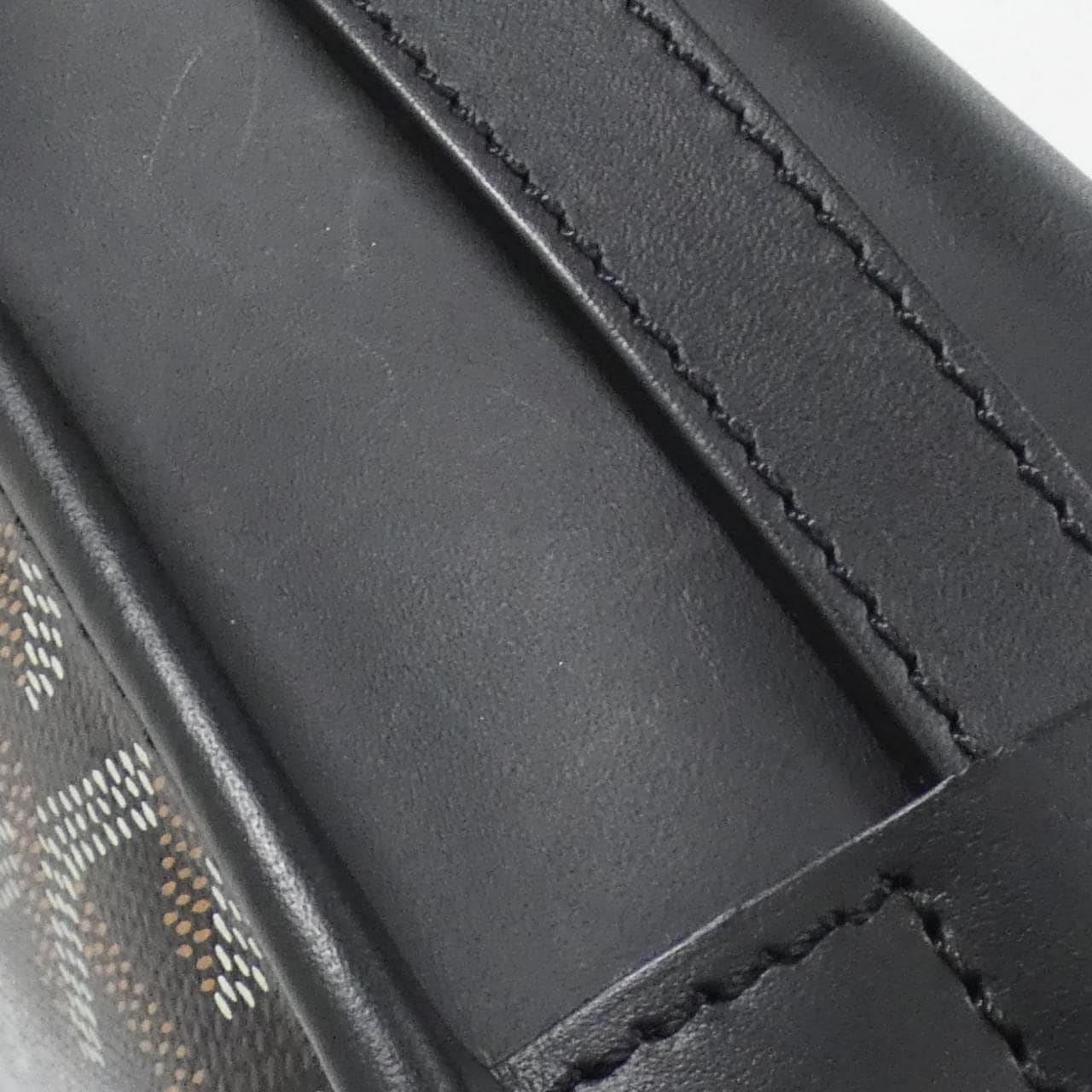 GOYARD Shoulder Bag Canvas 黑色 帆布 中古品A - 縮圖 6