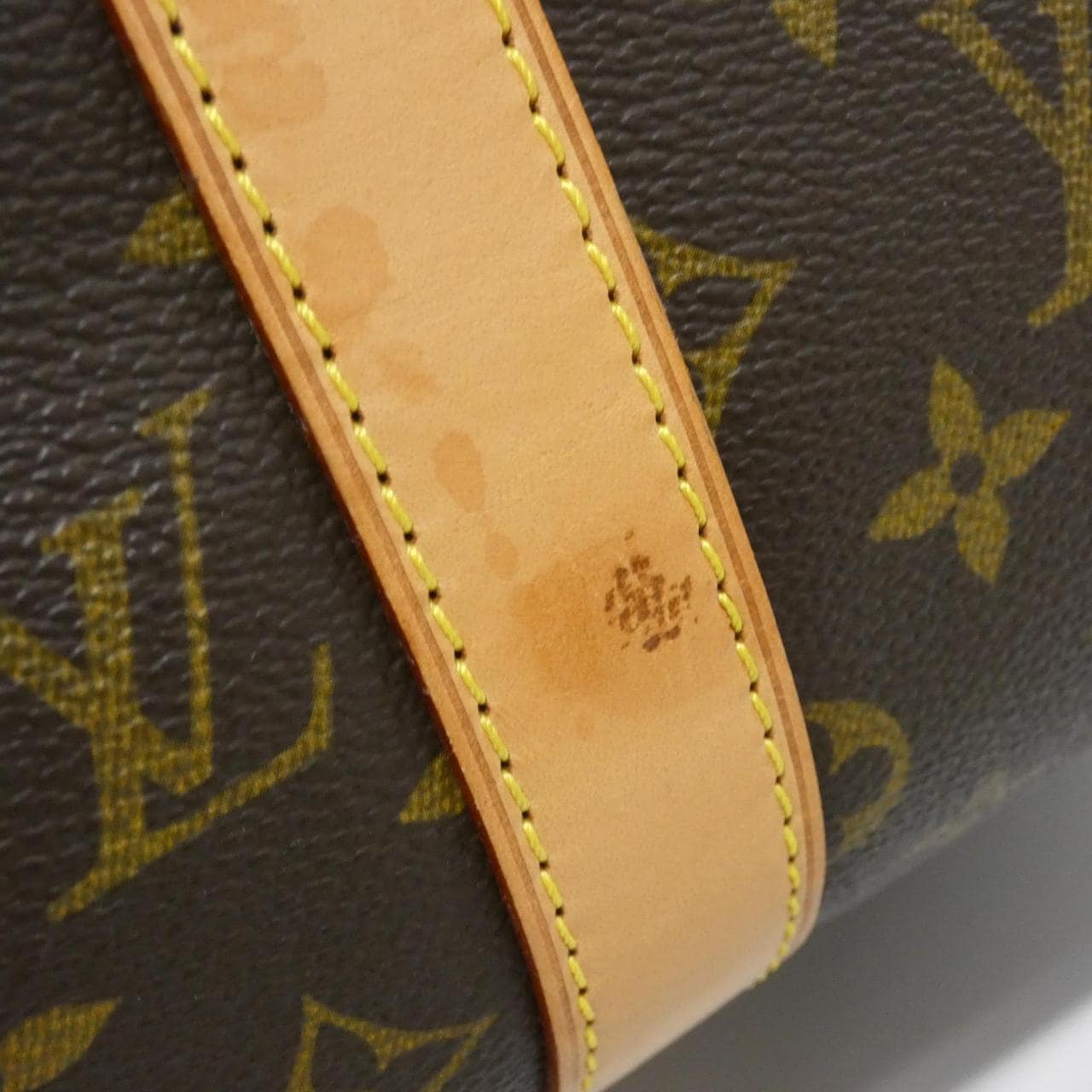 LOUIS VUITTON Keepall M41426 Boston Bag Monogram 黑色 Monogram 中古品A - 縮圖 3