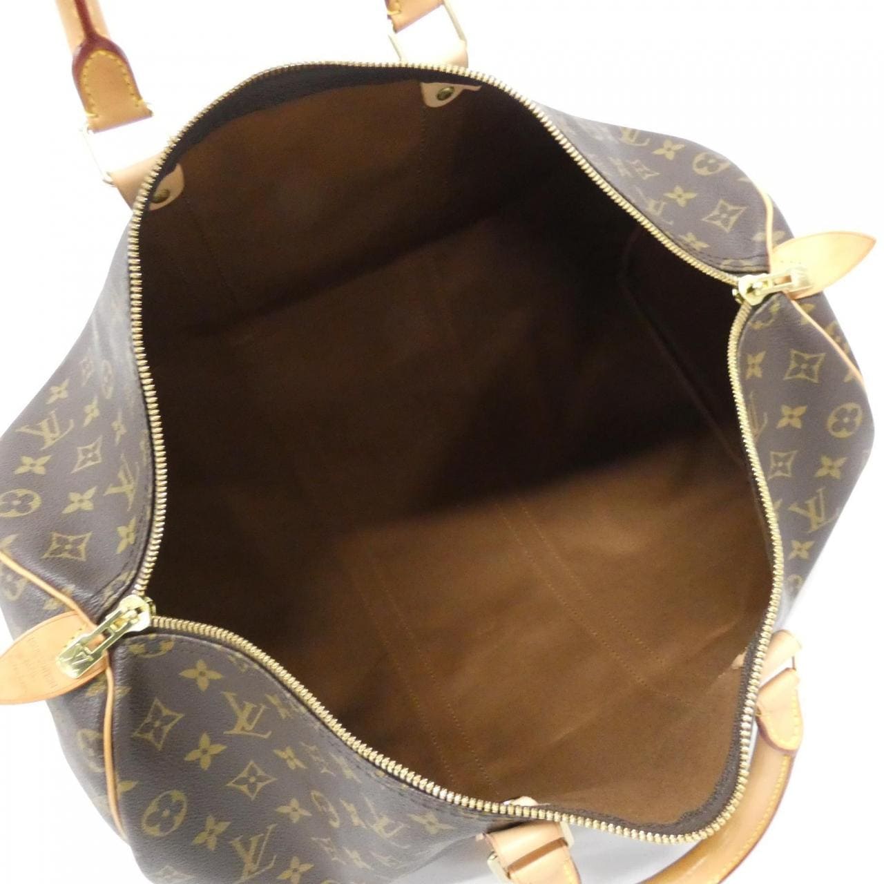 LOUIS VUITTON Keepall M41426 Boston Bag Monogram 黑色 Monogram 中古品A - 縮圖 7