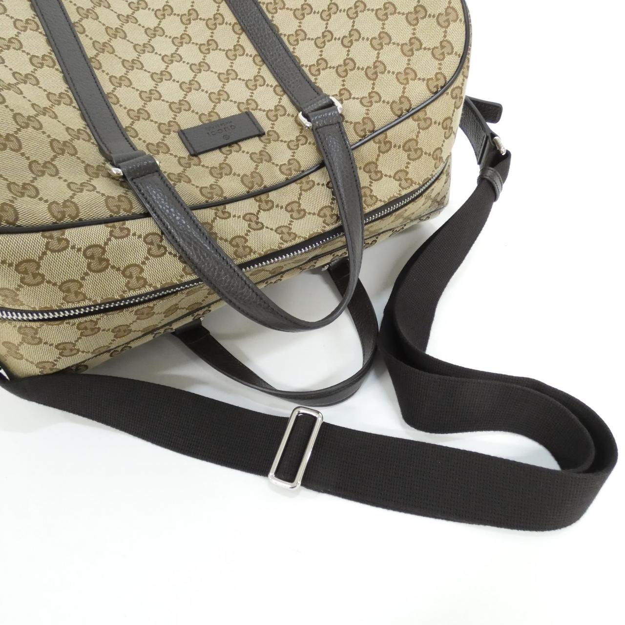 GUCCI GG Supreme 449167 KY9KN Boston Bag Canvas Black Canvas - Thumbnail 6