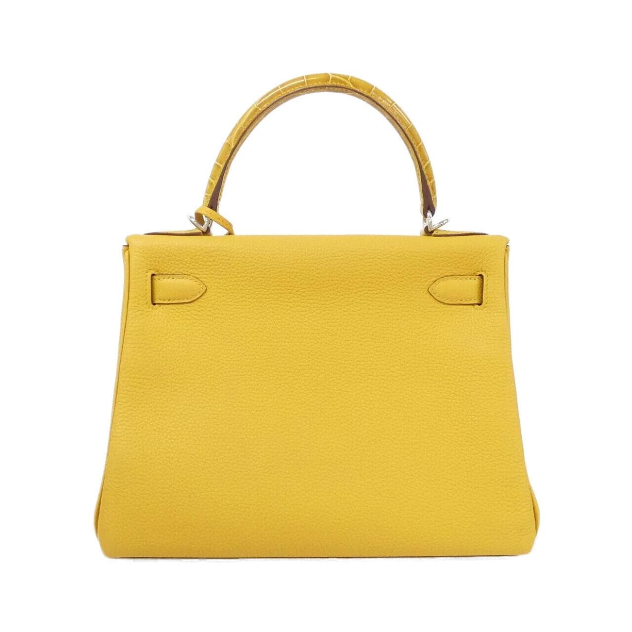 HERMES HERMÈS Kelly 076213CK Bag Togo 黑色 Togo 牛皮 中古品A - 縮圖 2