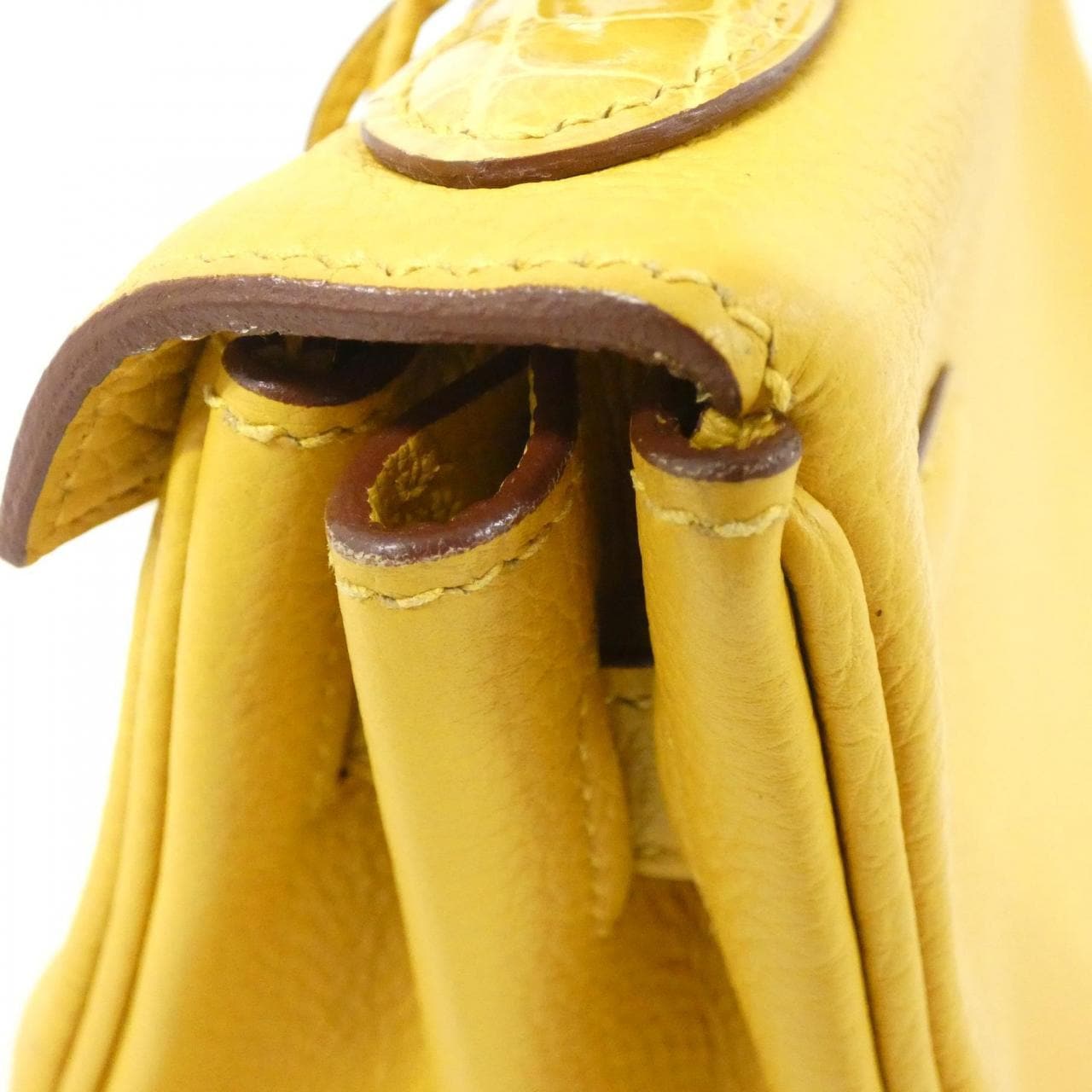 HERMES HERMÈS Kelly 076213CK Bag Togo 黑色 Togo 牛皮 中古品A - 縮圖 5