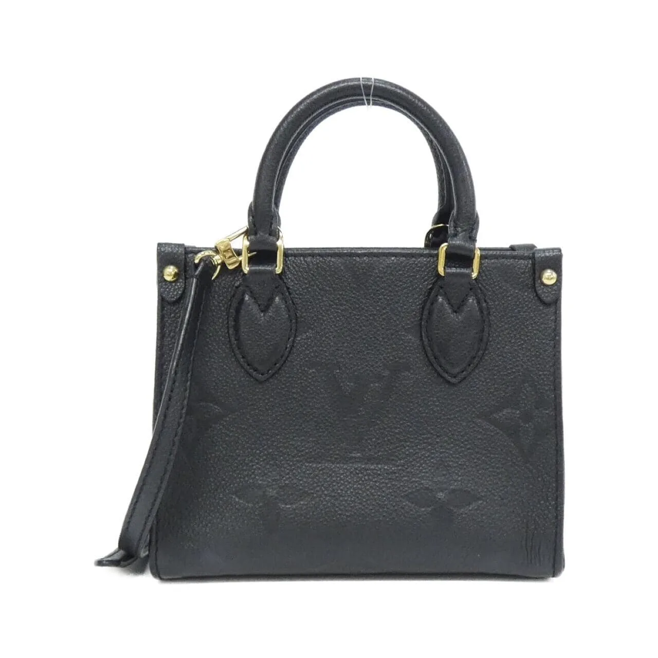 LOUIS VUITTON OnTheGo M46993 Handbag Monogram Black