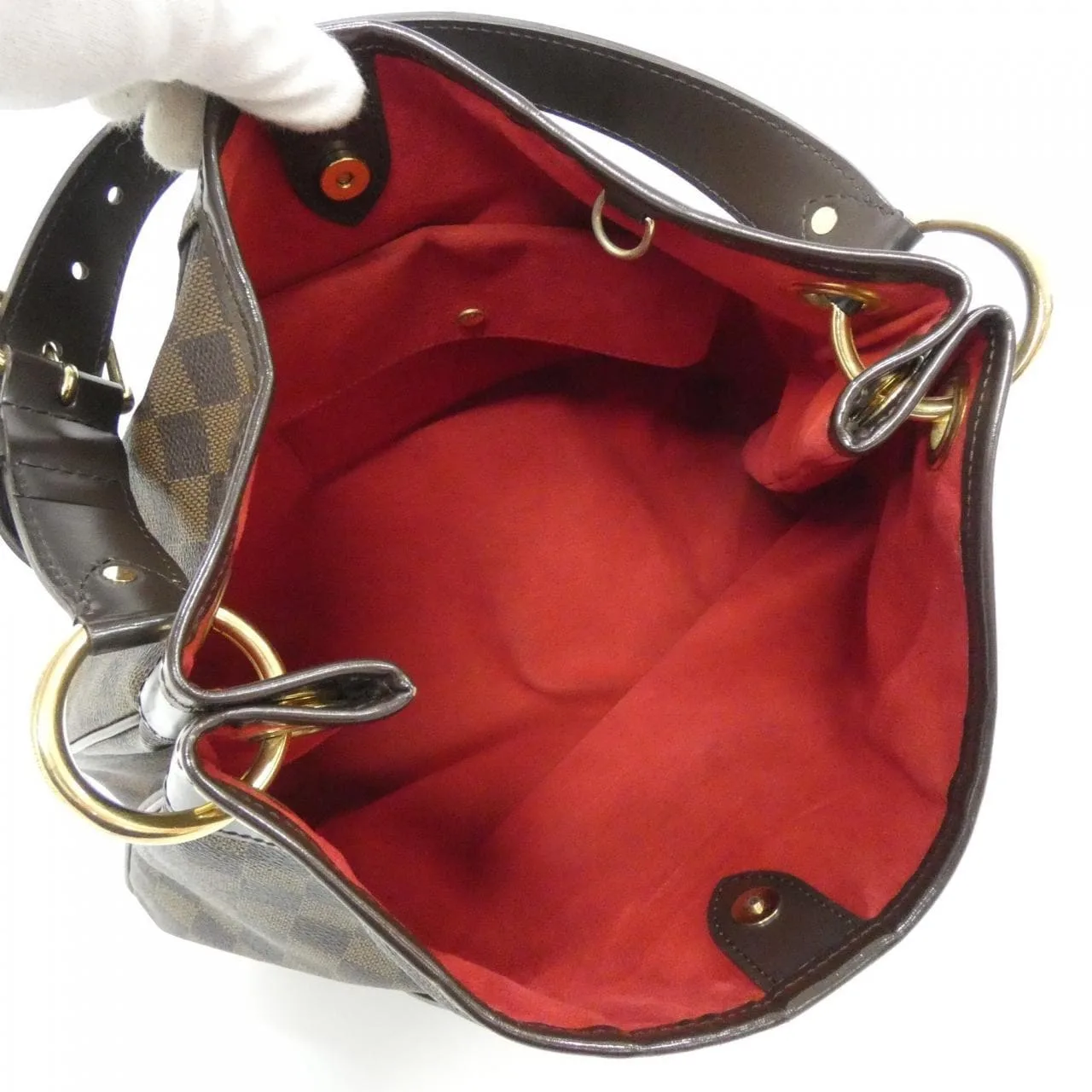 LOUIS VUITTON N48212 Shoulder Damier 黑色 Damier 中古品A - 縮圖 7