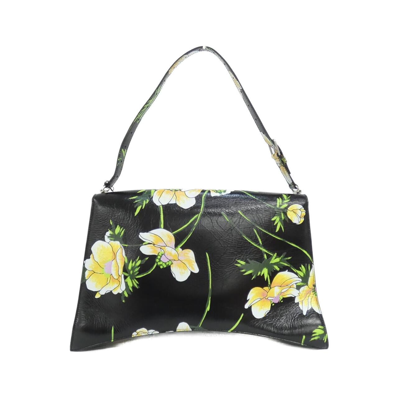 BALENCIAGA 766058 2AARS Shoulder Bag Leather Black Leather - Thumbnail 2