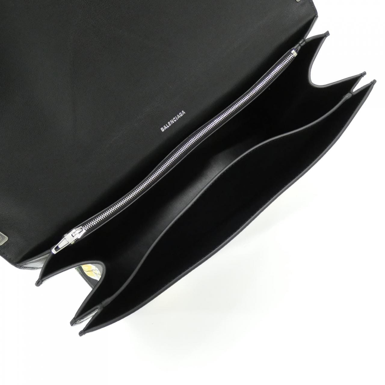 BALENCIAGA 766058 2AARS Shoulder Bag Leather Black Leather - Thumbnail 8