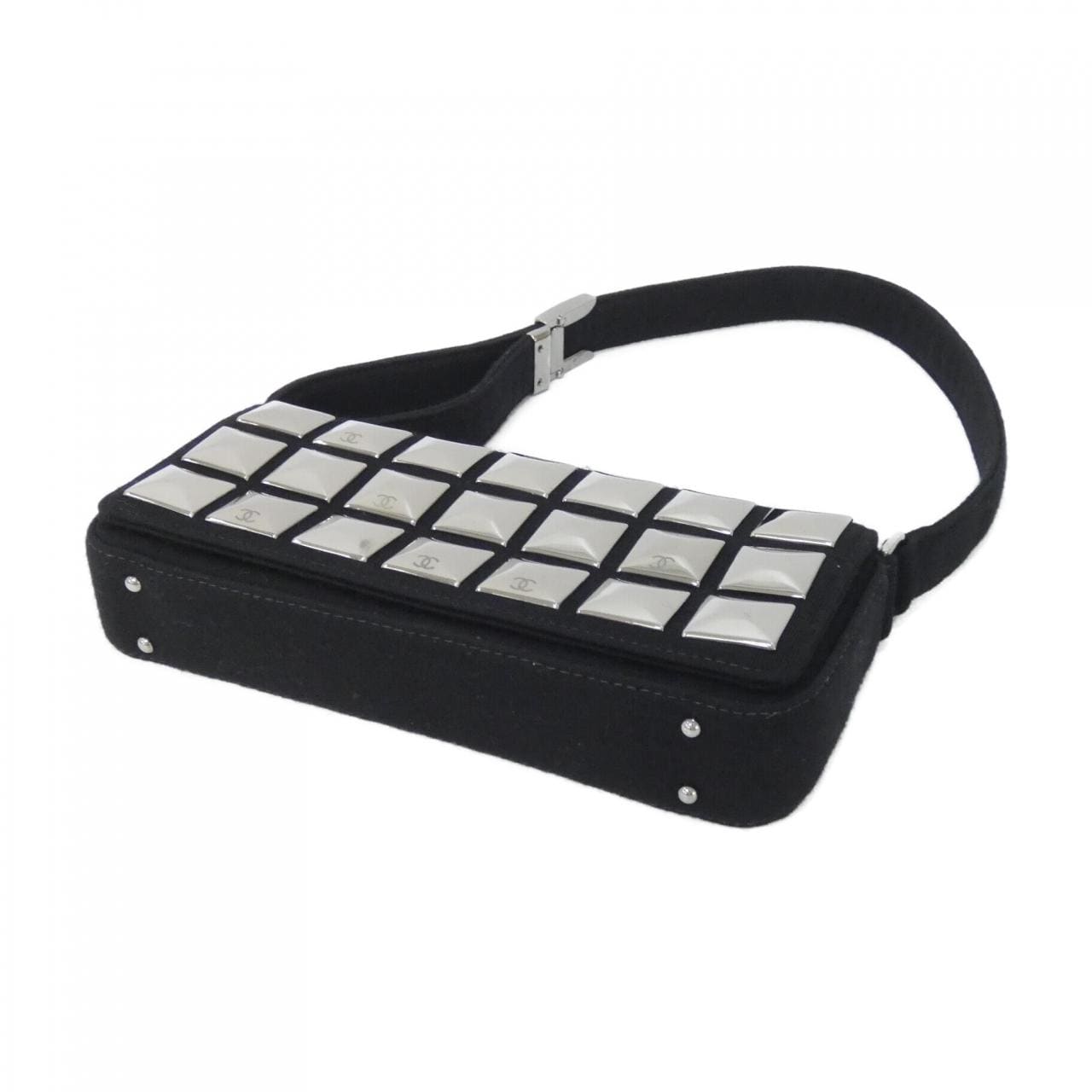 CHANEL Shoulder Canvas Black Canvas - Thumbnail 3