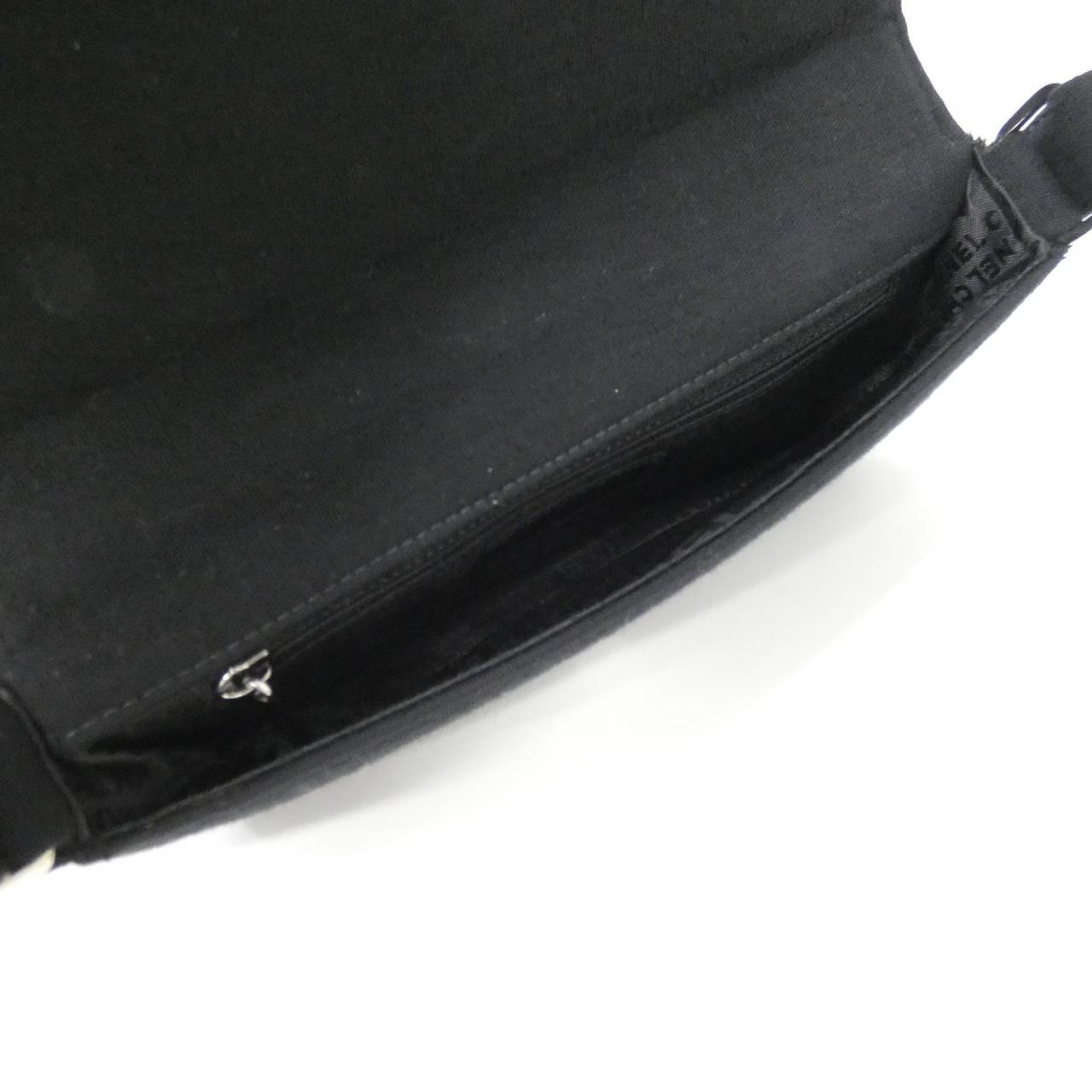 CHANEL Shoulder Canvas Black Canvas - Thumbnail 6