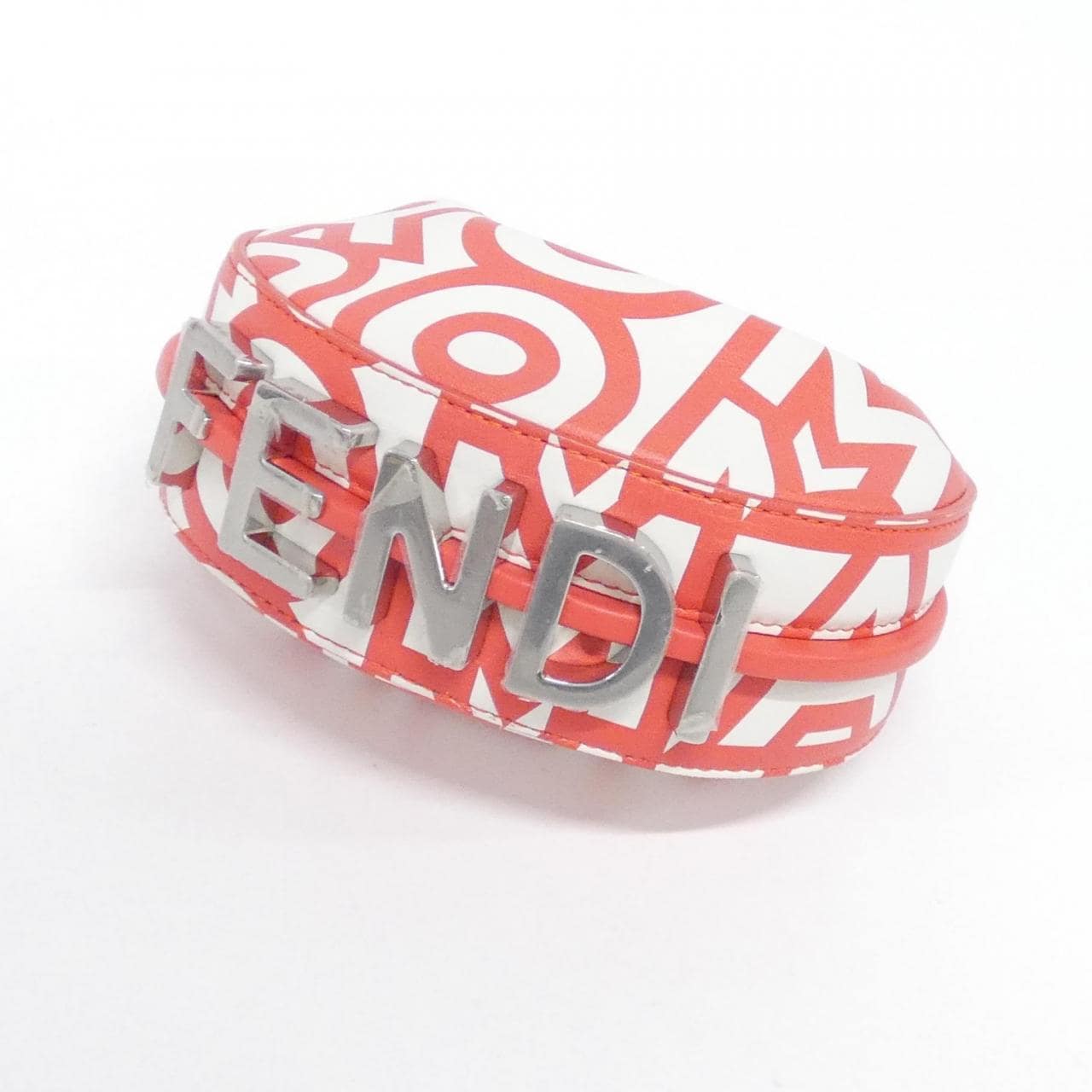 FENDI 7AS089 AMWF Bag Leather 黑色 皮革 中古品A - 縮圖 3