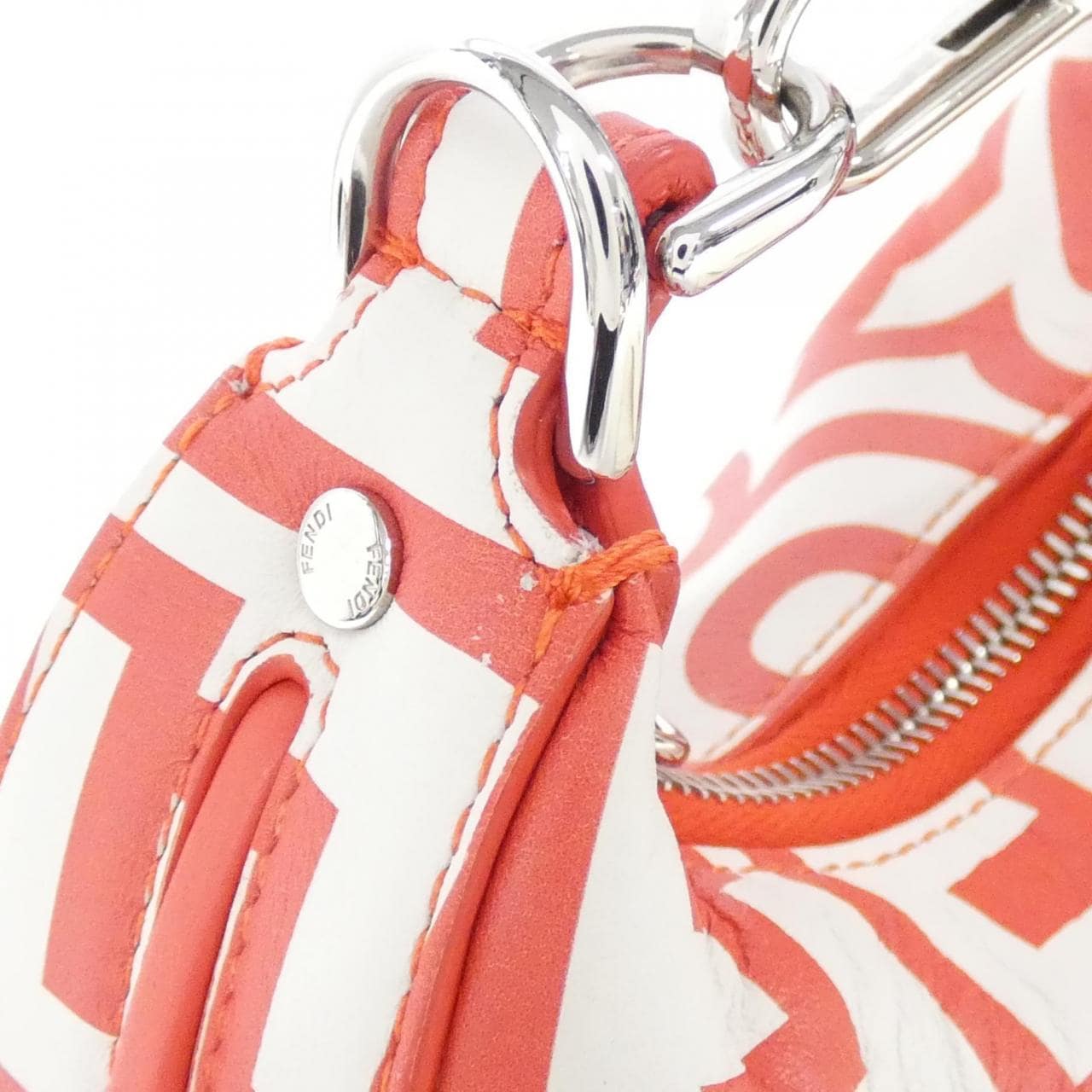 FENDI 7AS089 AMWF Bag Leather 黑色 皮革 中古品A - 縮圖 5