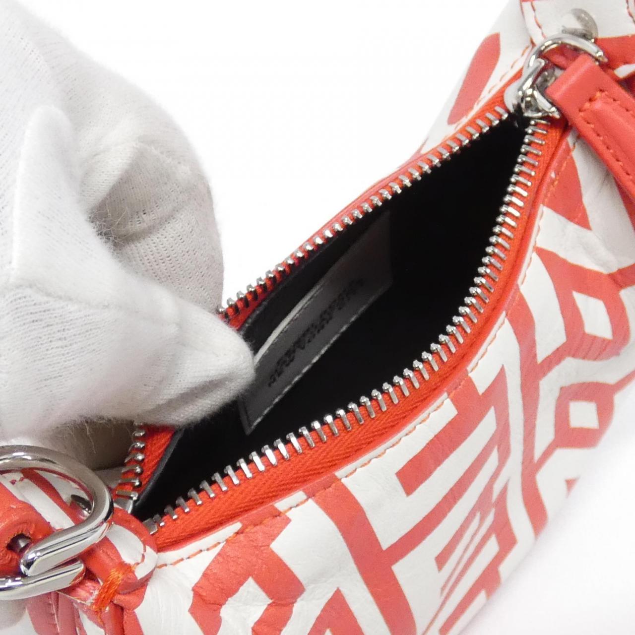 FENDI 7AS089 AMWF Bag Leather 黑色 皮革 中古品A - 縮圖 7