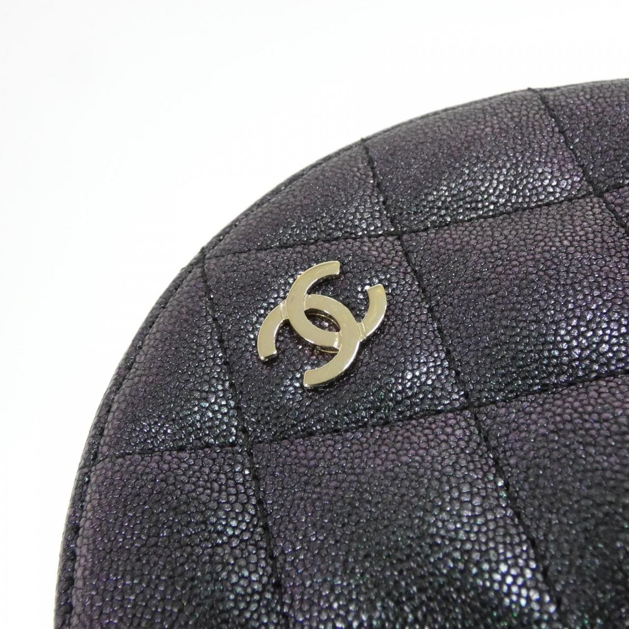CHANEL Timeless Classic AP0366 Shoulder Grained Calfskin 黑色 荔枝紋牛皮 中古品A - 縮圖 5