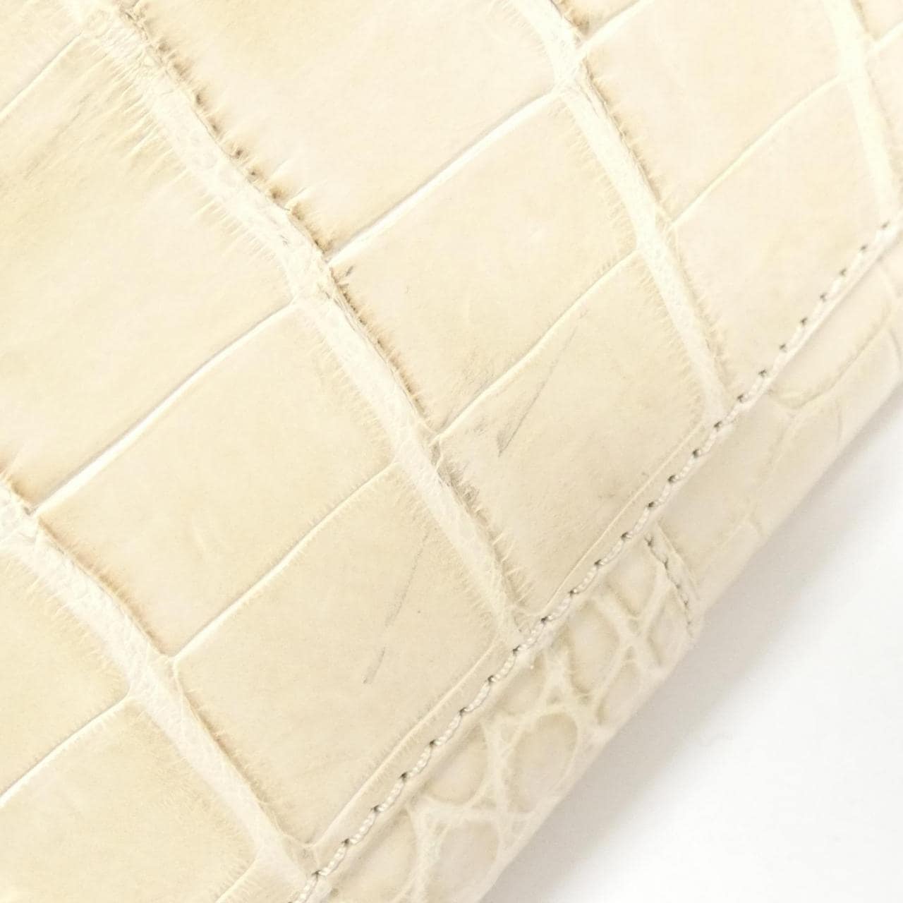 LOEWE Amazona Bag Crocodile Beige Crocodile Rank B - Thumbnail 3