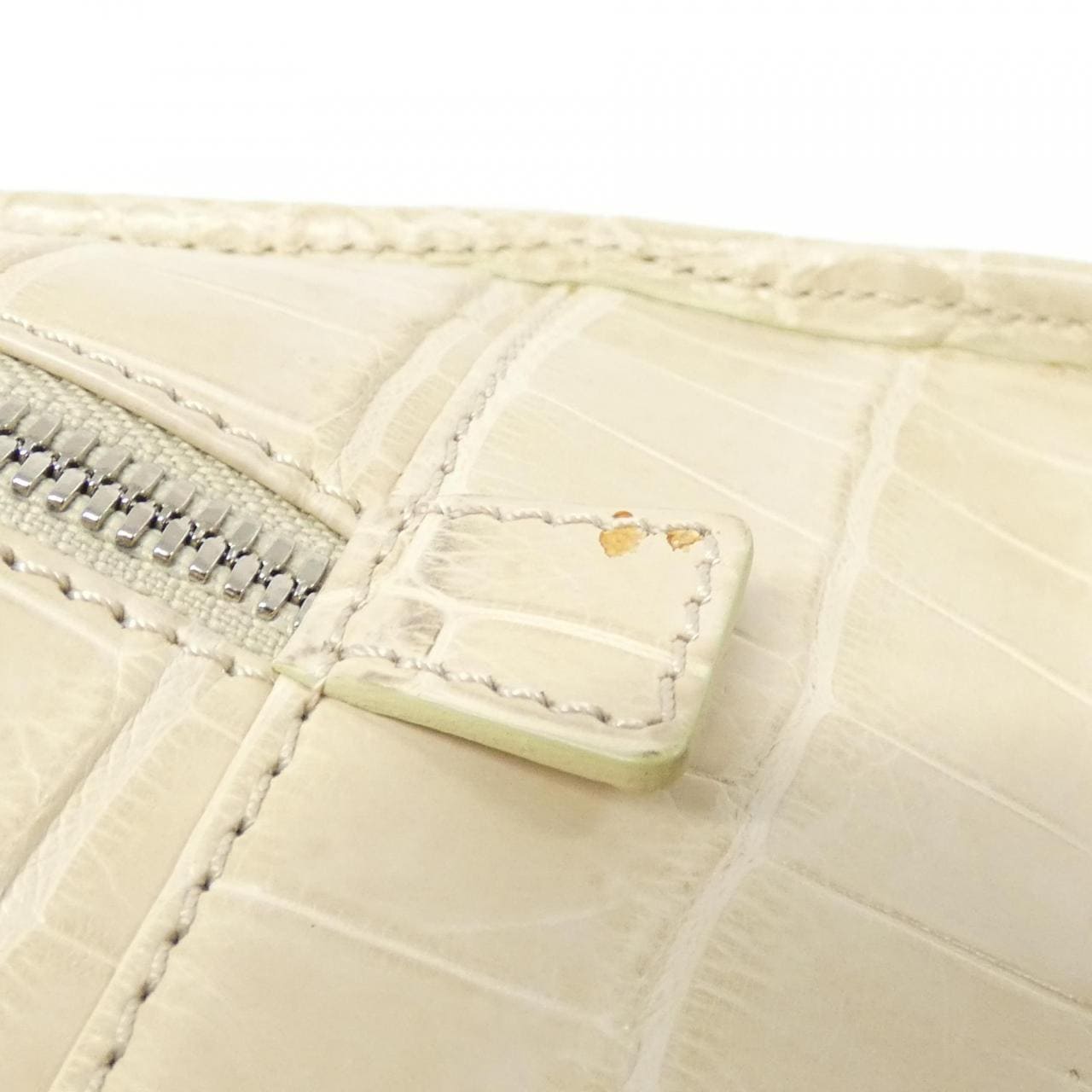 LOEWE Amazona Bag Crocodile Beige Crocodile Rank B - Thumbnail 4