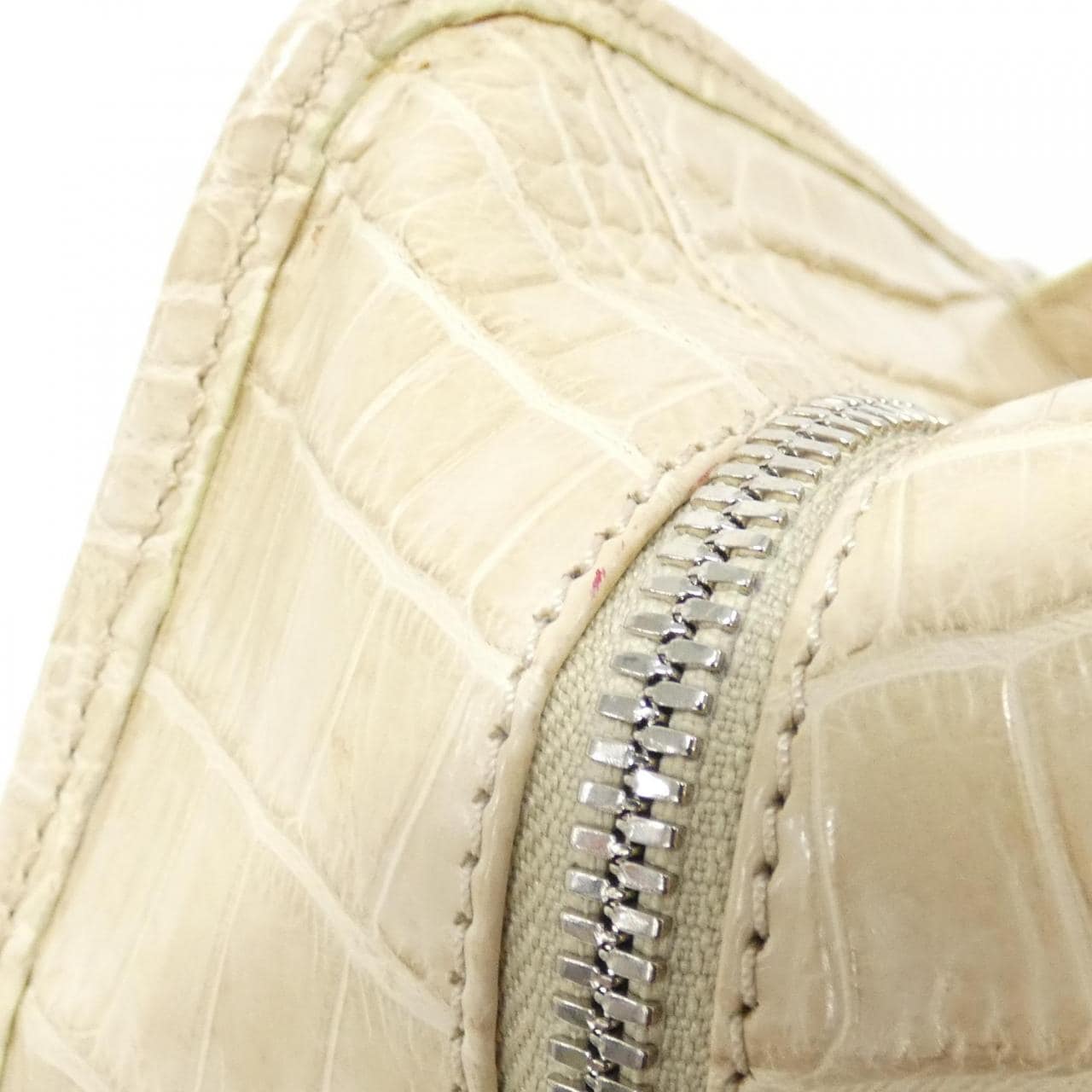 LOEWE Amazona Bag Crocodile Beige Crocodile Rank B - Thumbnail 5