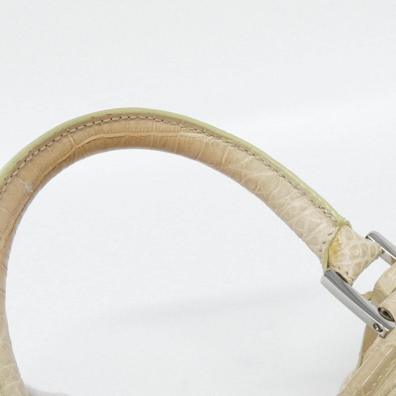 LOEWE Amazona Bag Crocodile Beige Crocodile Rank B - Thumbnail 7