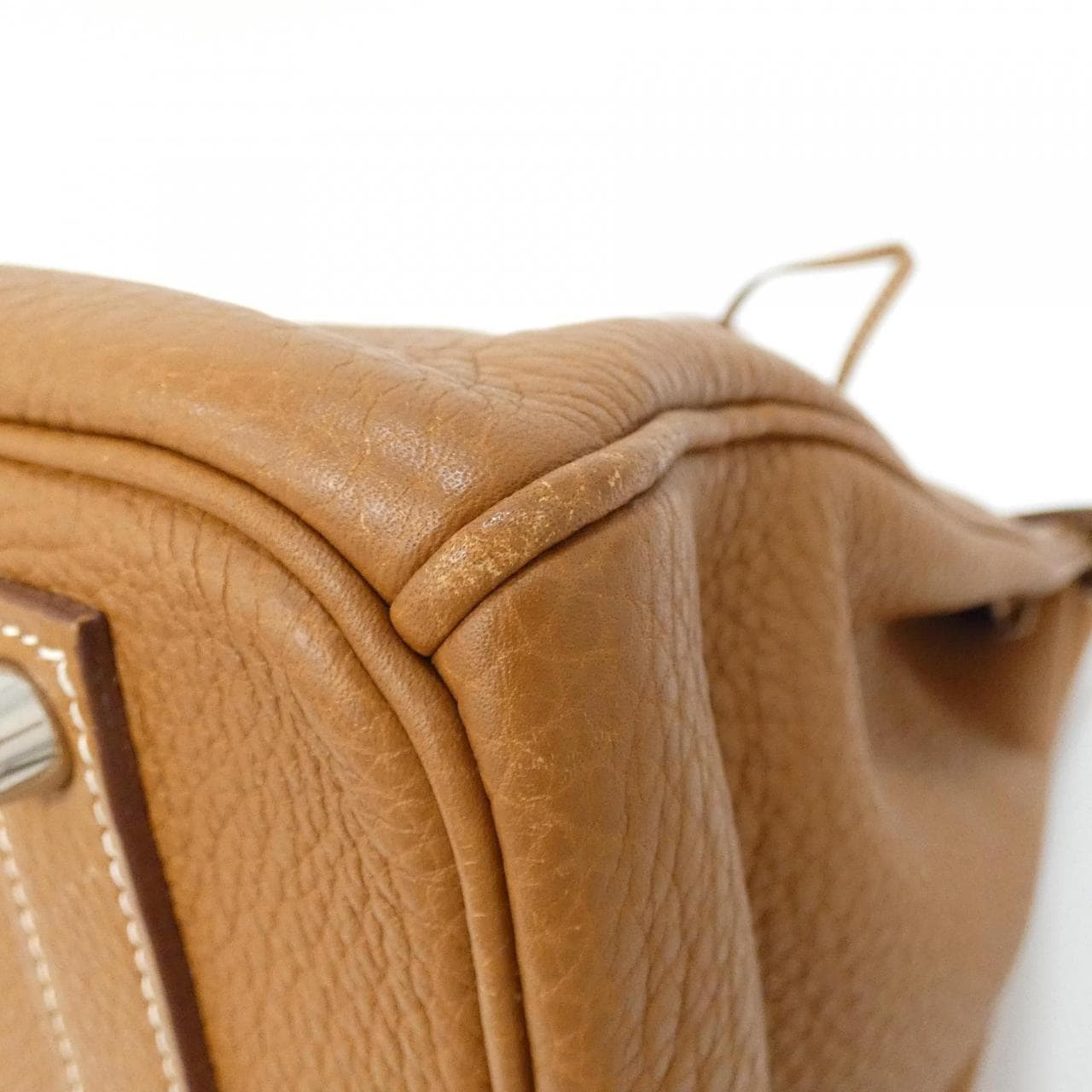 HERMES HERMÈS Birkin 026785CK Bag Clemence Gold Clemence Leather - Thumbnail 3