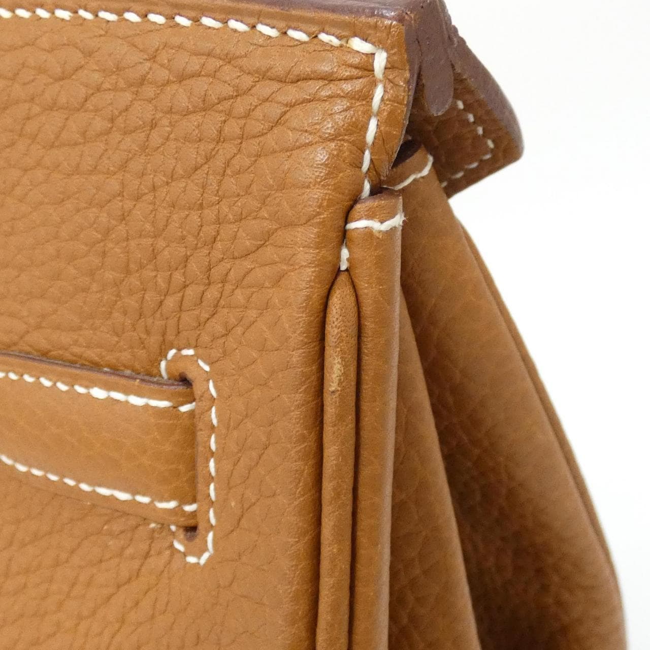 HERMES HERMÈS Birkin 026785CK Bag Clemence Gold Clemence Leather - Thumbnail 6